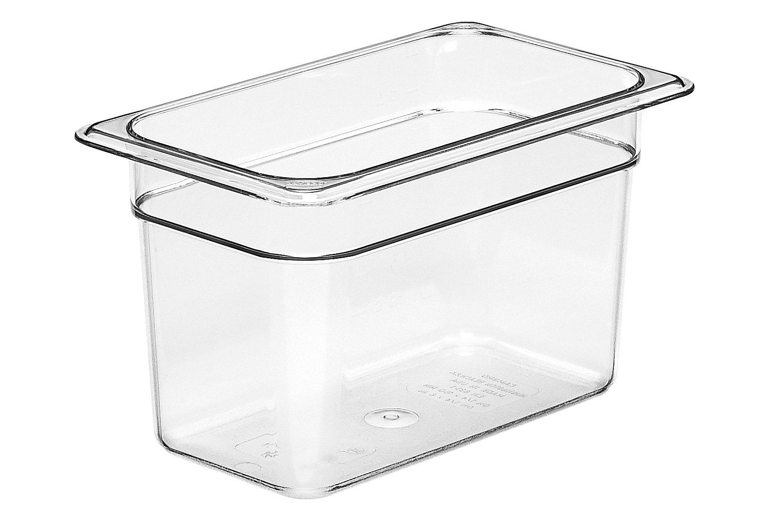 Clear Polycarbonate Container GN 1/4 x 6.5cm