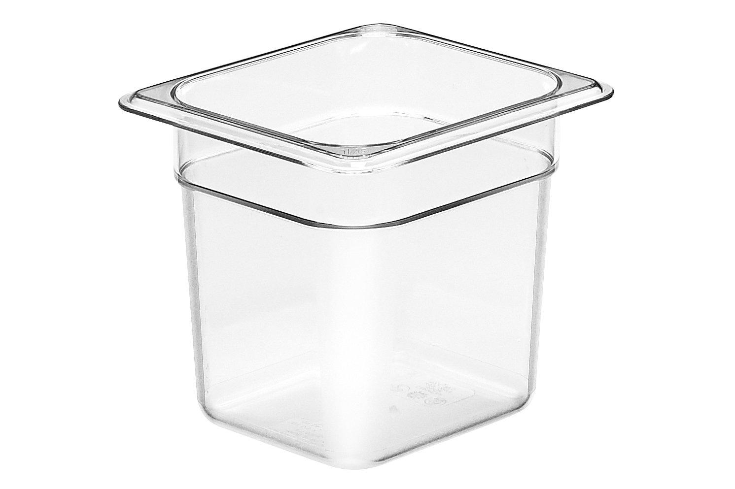 Clear Polycarbonate Container GN 1/6 x 15cm