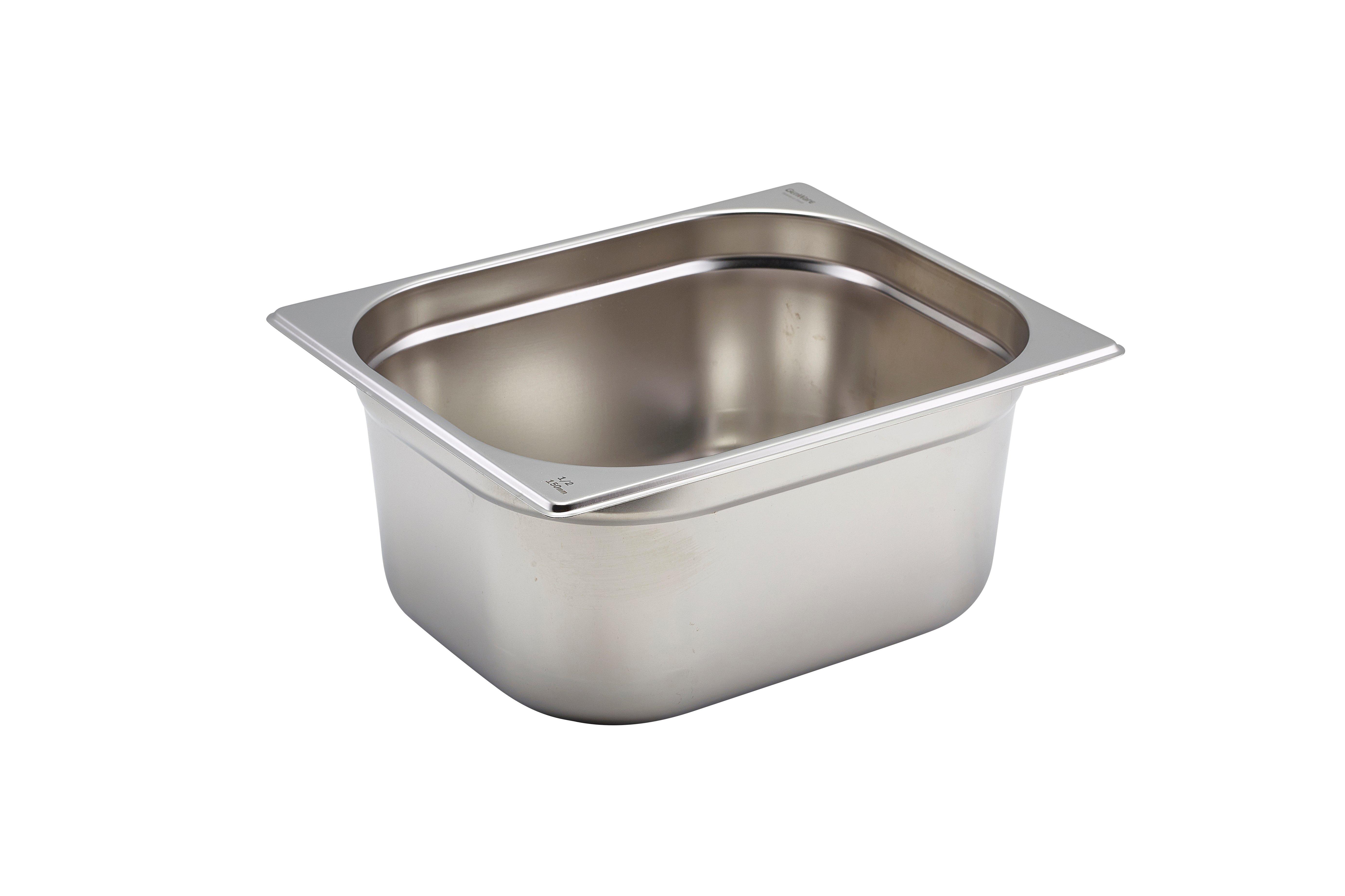 Stainless Steel 1/2 Gastronorm 15cm