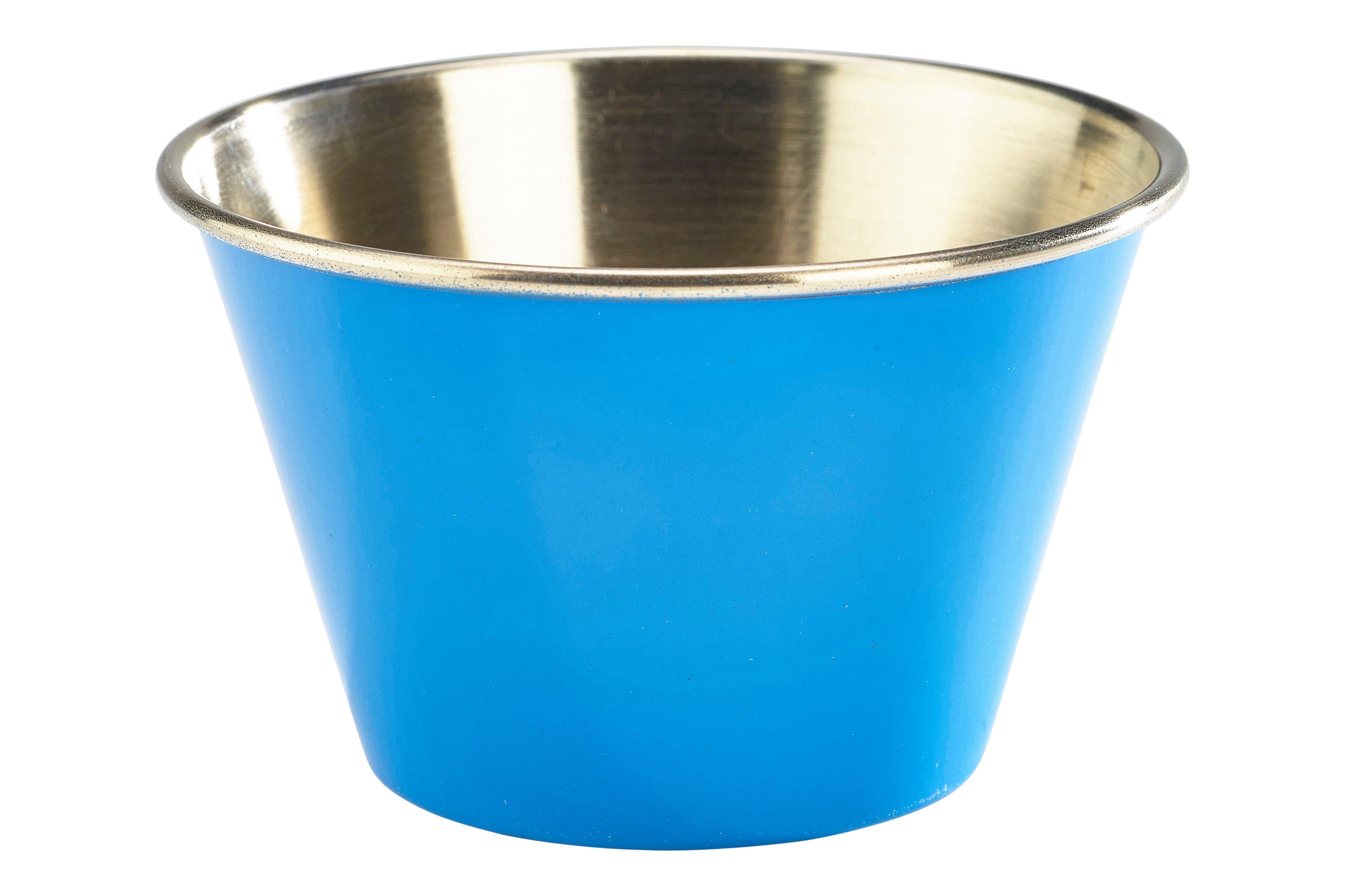 Blue Stainless Steel Ramekin 170ml