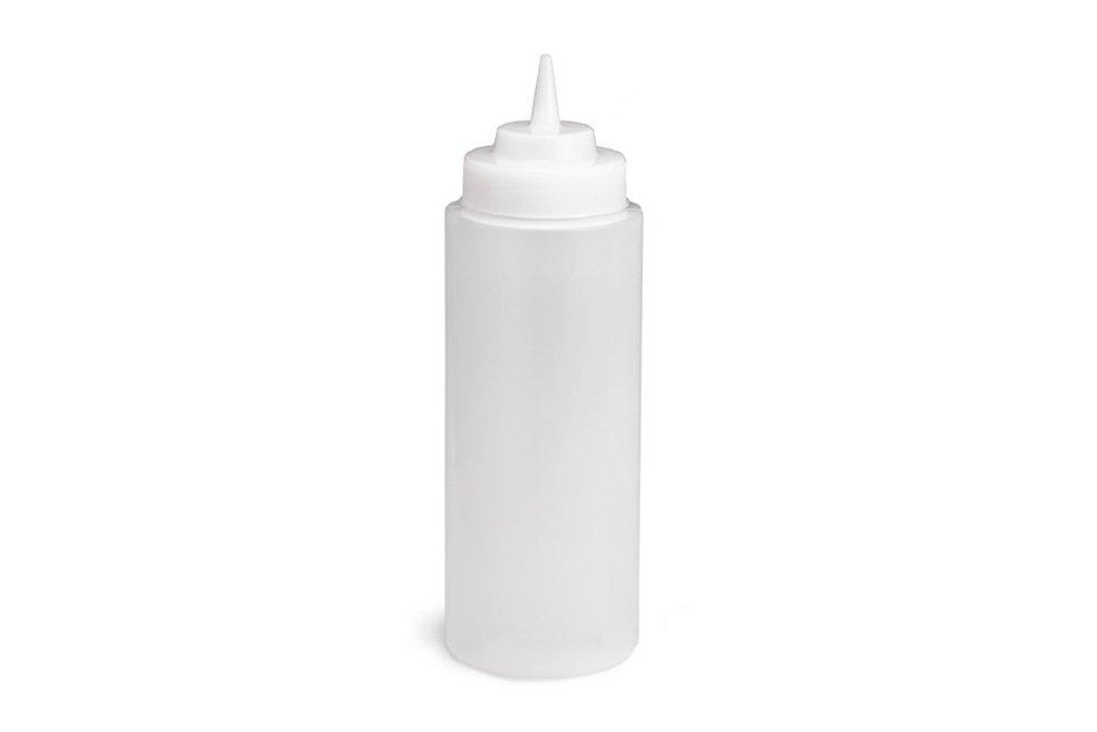 Clear Wide Mouth Squeezy Sauce Bottle 909ml