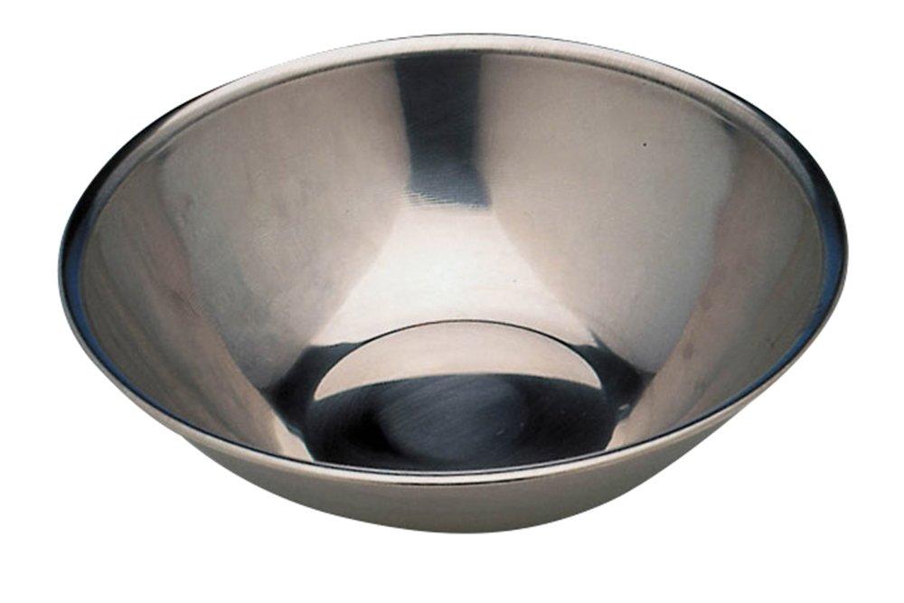 Stainless Steel Curved Side Mix Bowl- 23cm