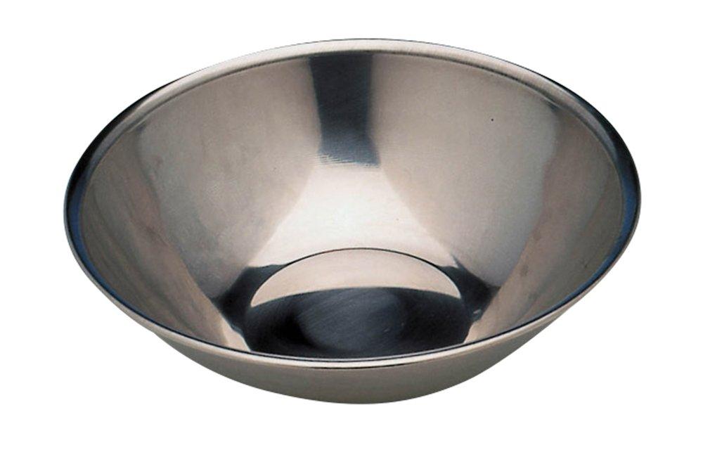 Stainless Steel Curved Sided Mixing Bowl 24cm