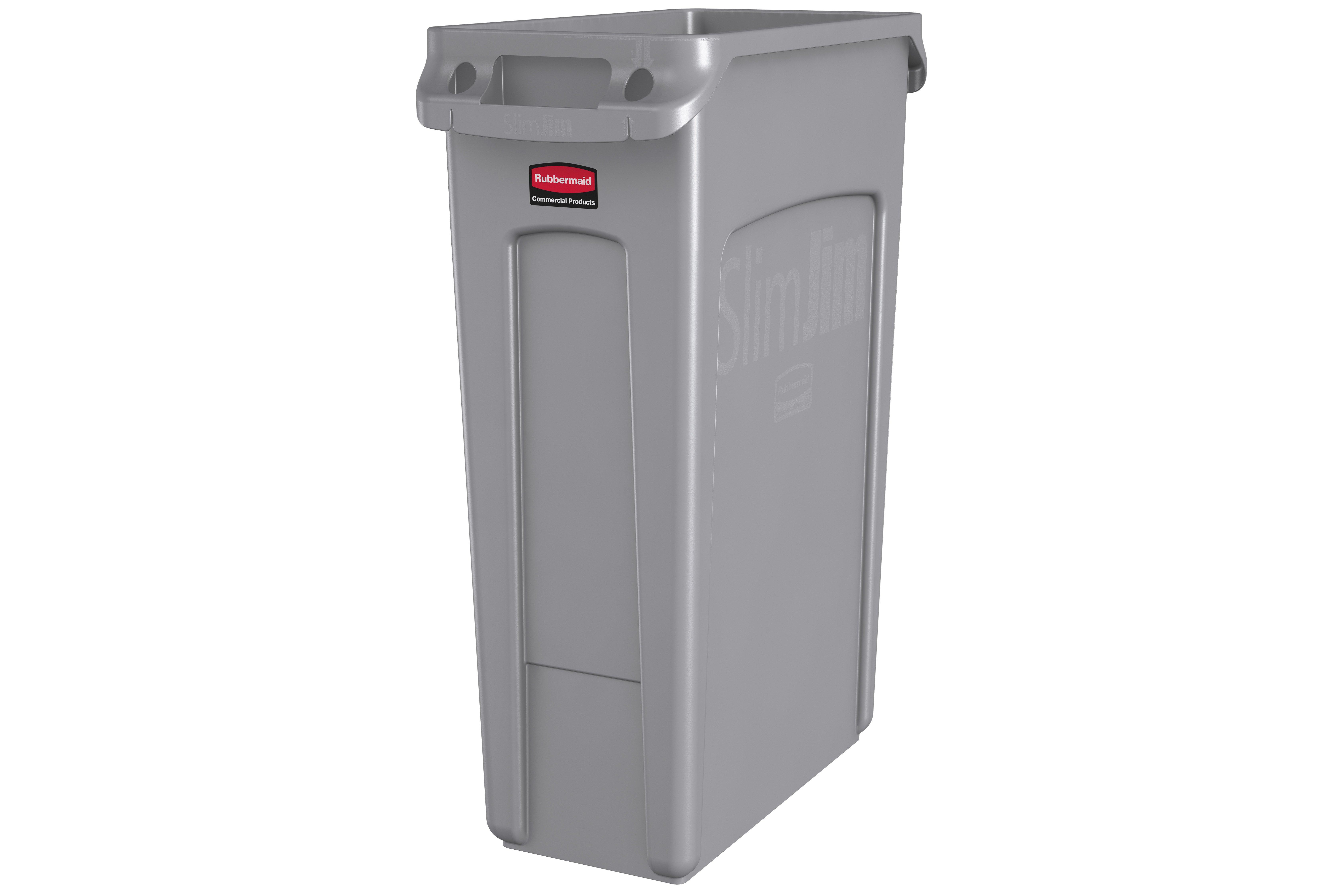 Grey Slim Jim Bin 87 Litre