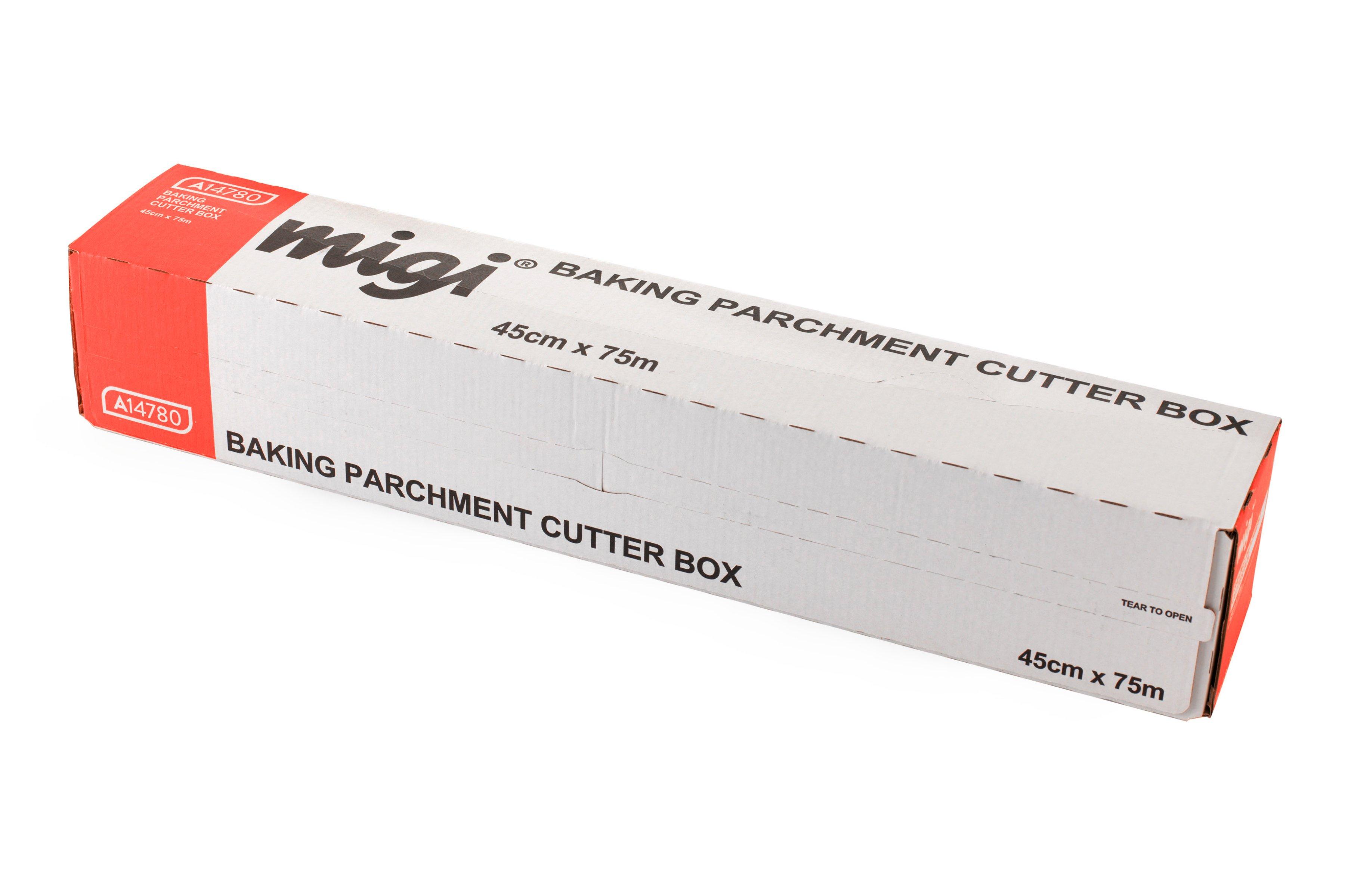 Migi Baking Parchment Paper Cutter Box - 45cm x 75m