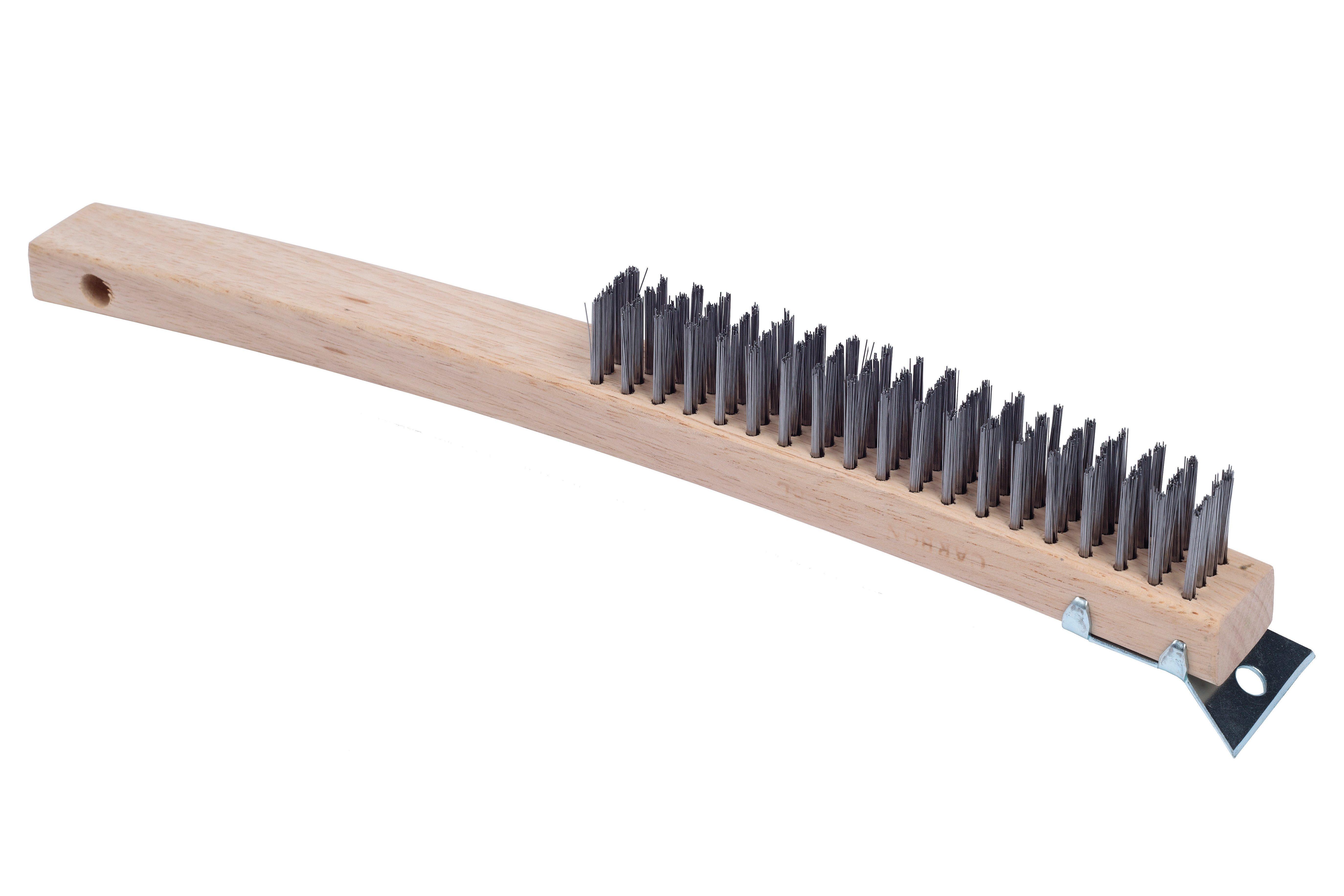 Wire Grill Brush with Scraper