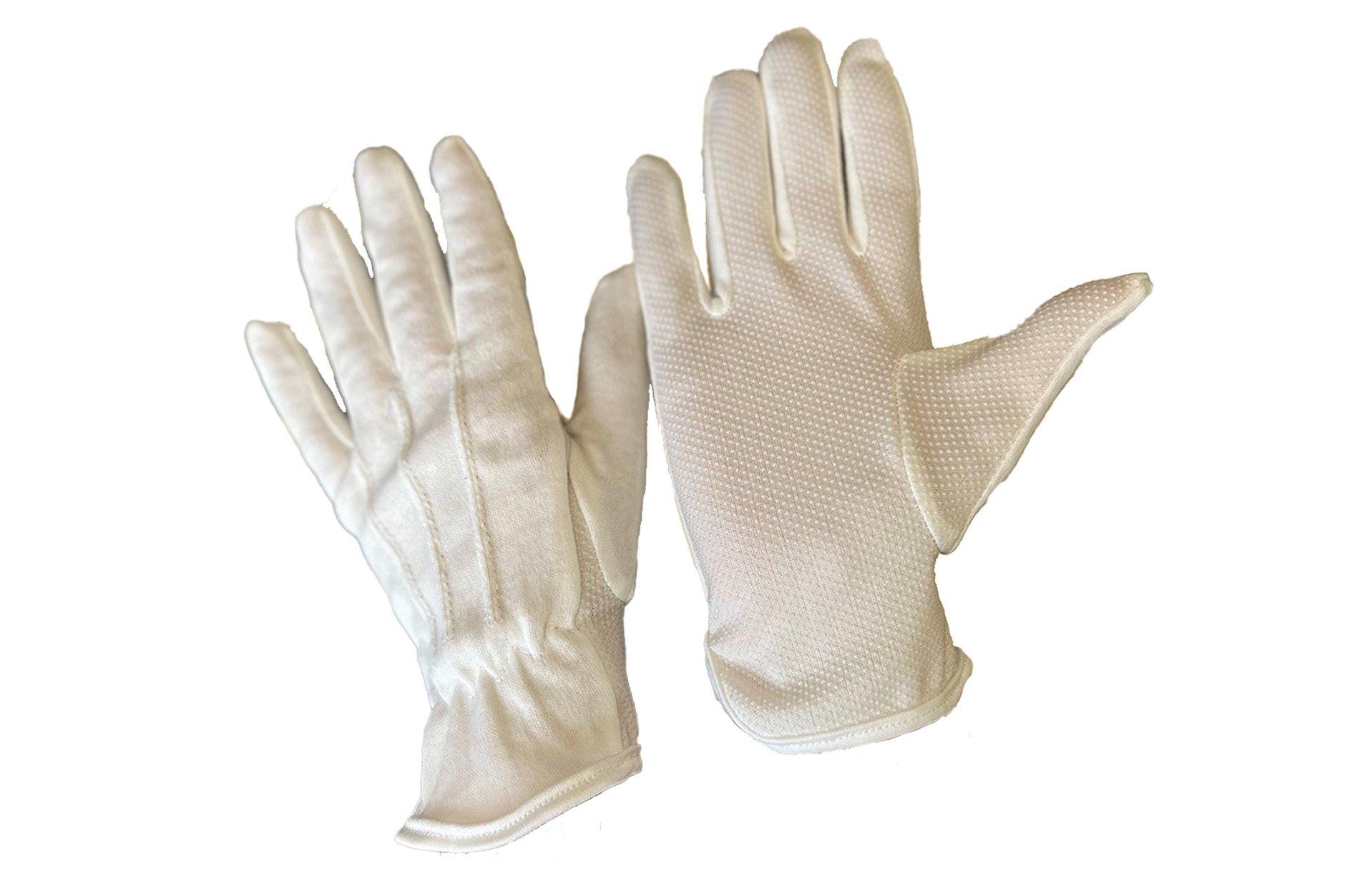 White Heat Resistant Cotton Gloves Medium