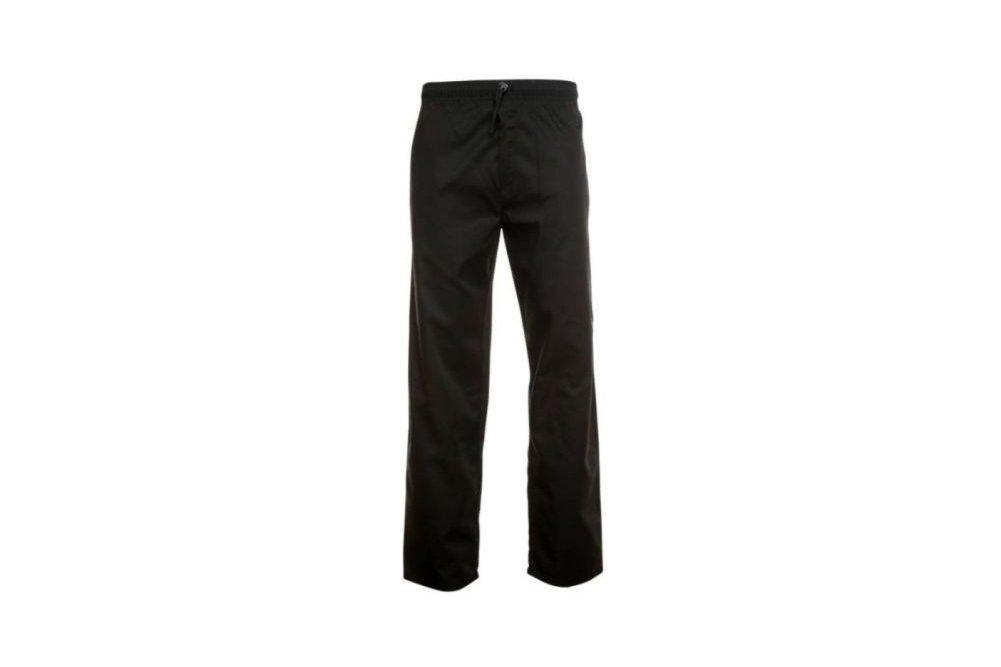 Small Black Polycotton Elasticated Trousers