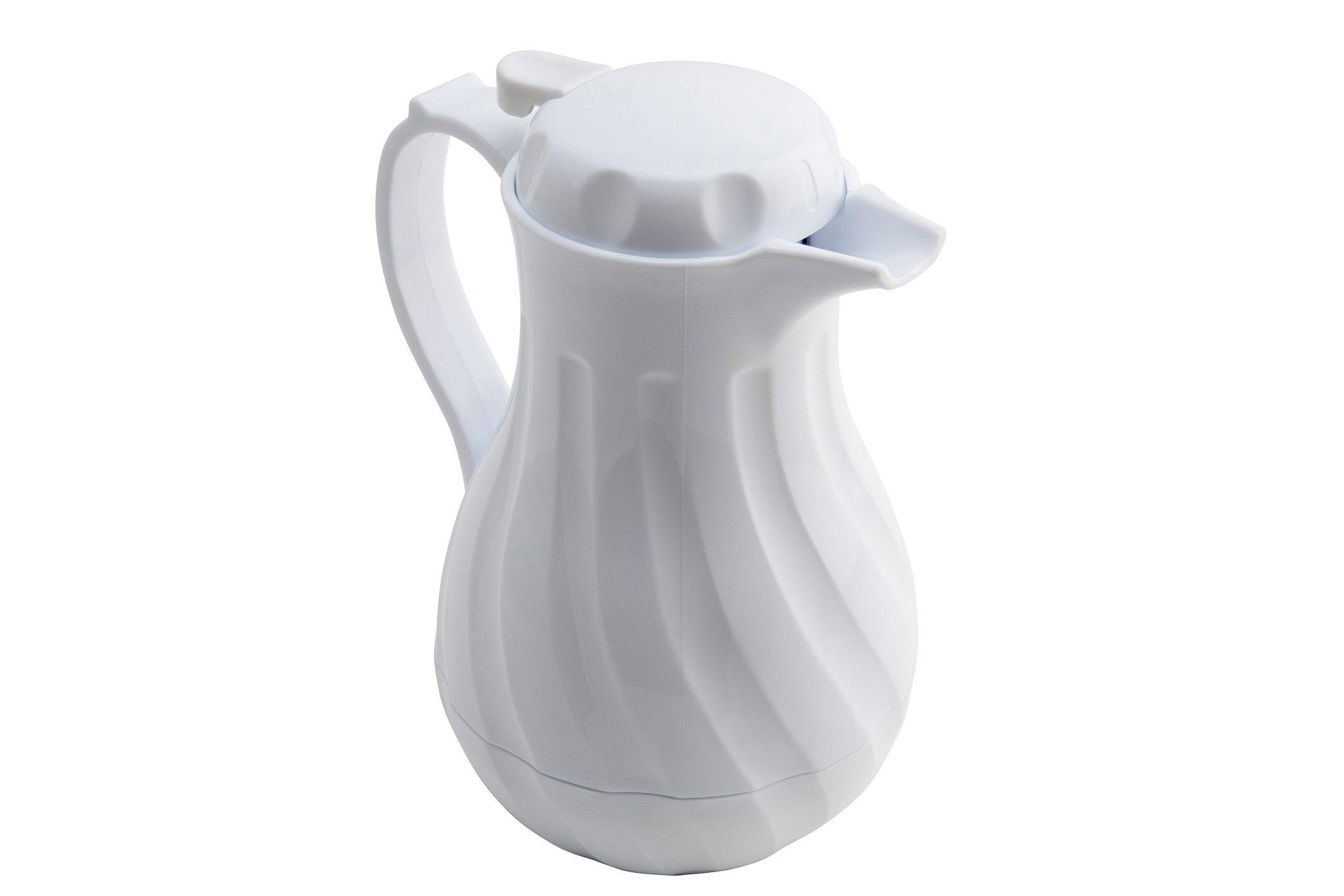 White Insulated Beverage Server 1.16 Litre