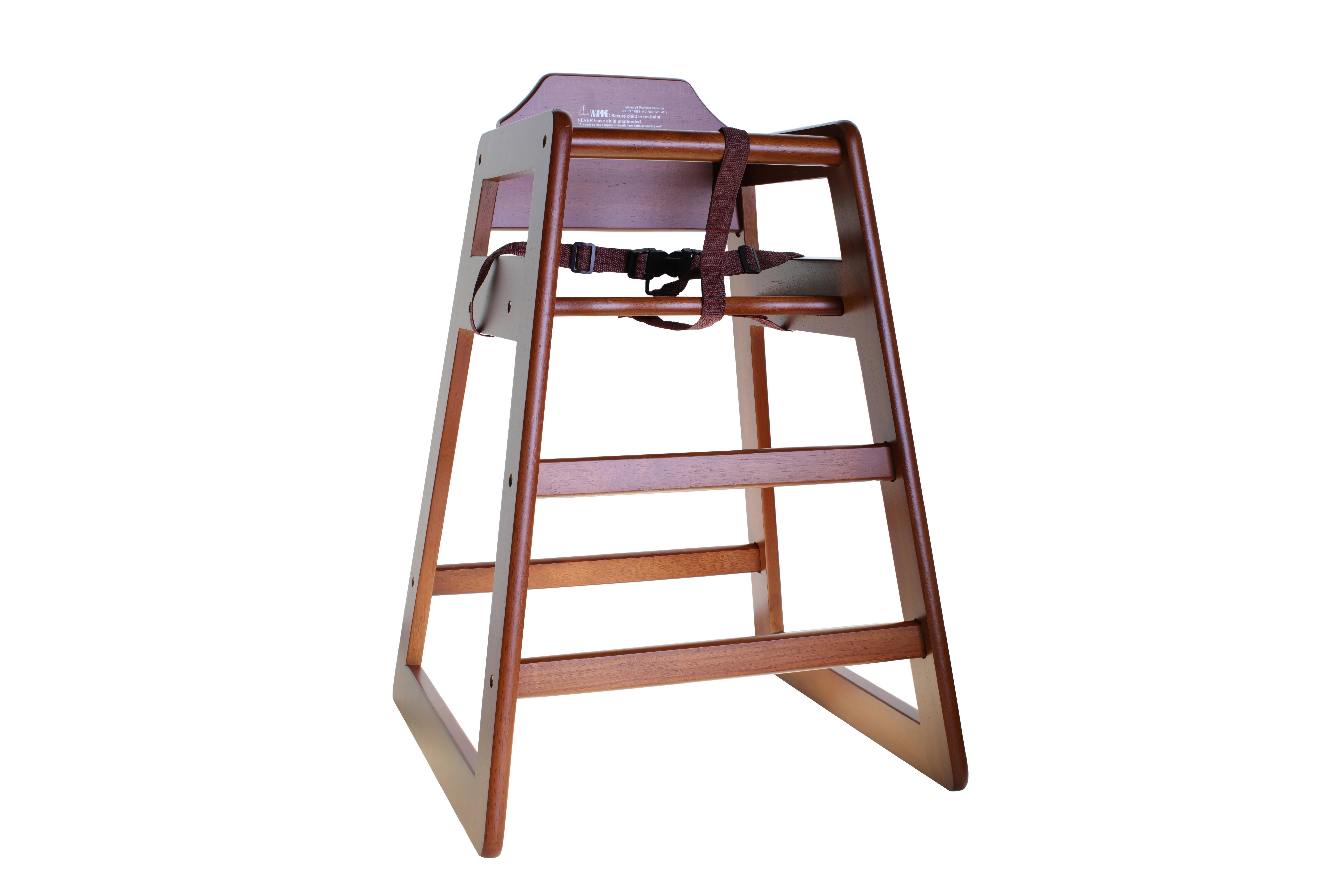 Tablecraft Walnut Wooden High Chair