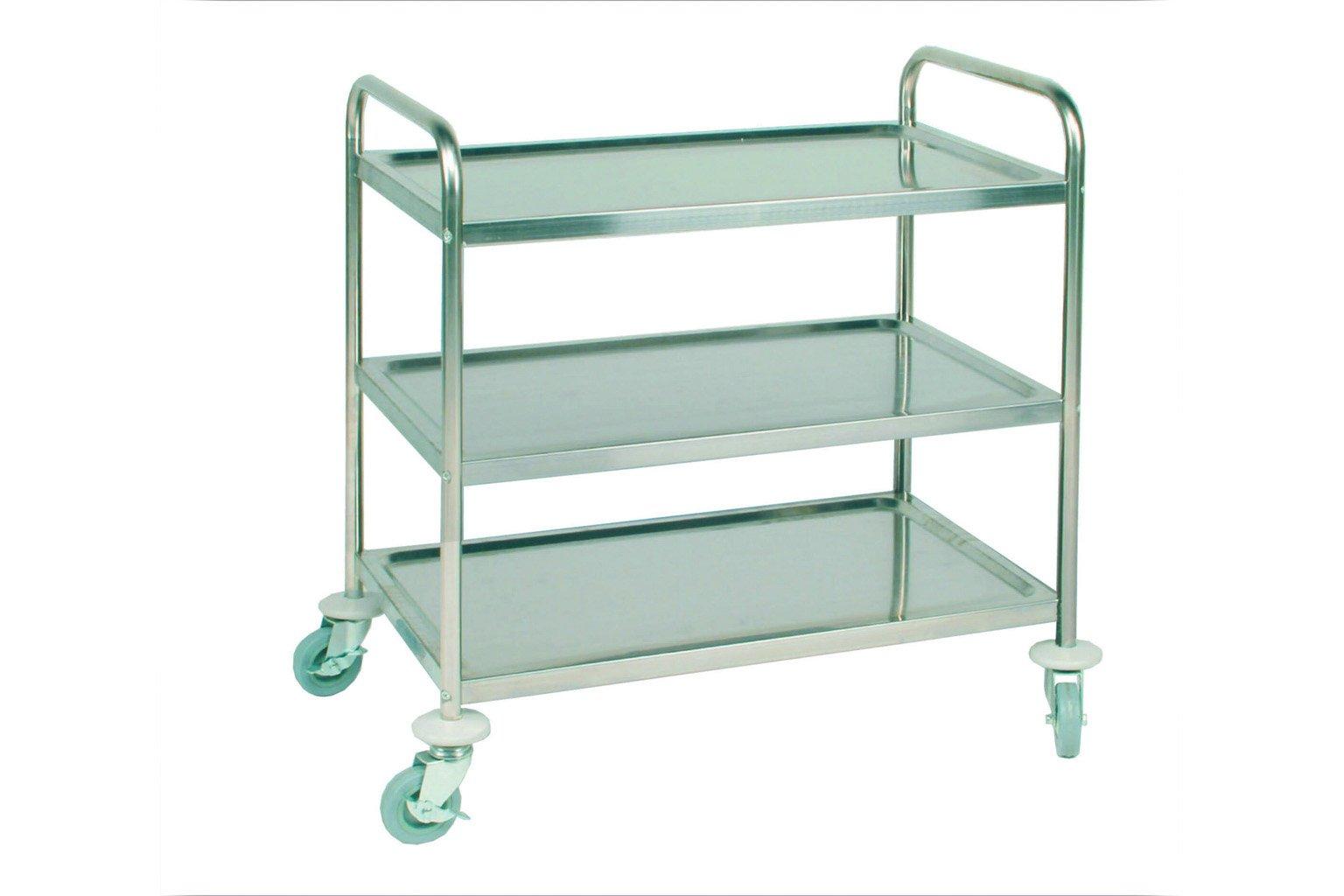 3 Tier Stainless Steel Service Trolley