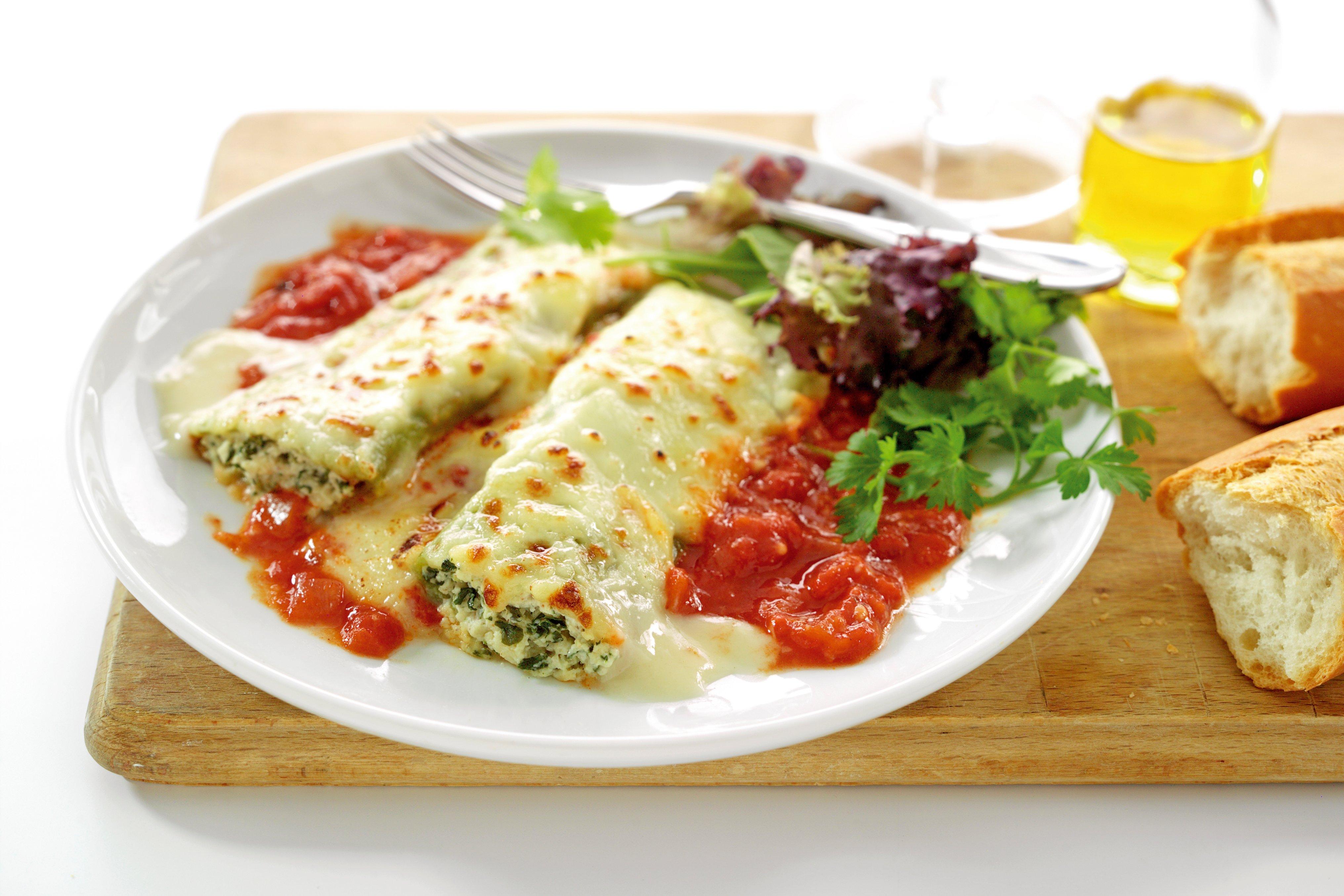 Sysco Classic Spinach & Ricotta Cannelloni