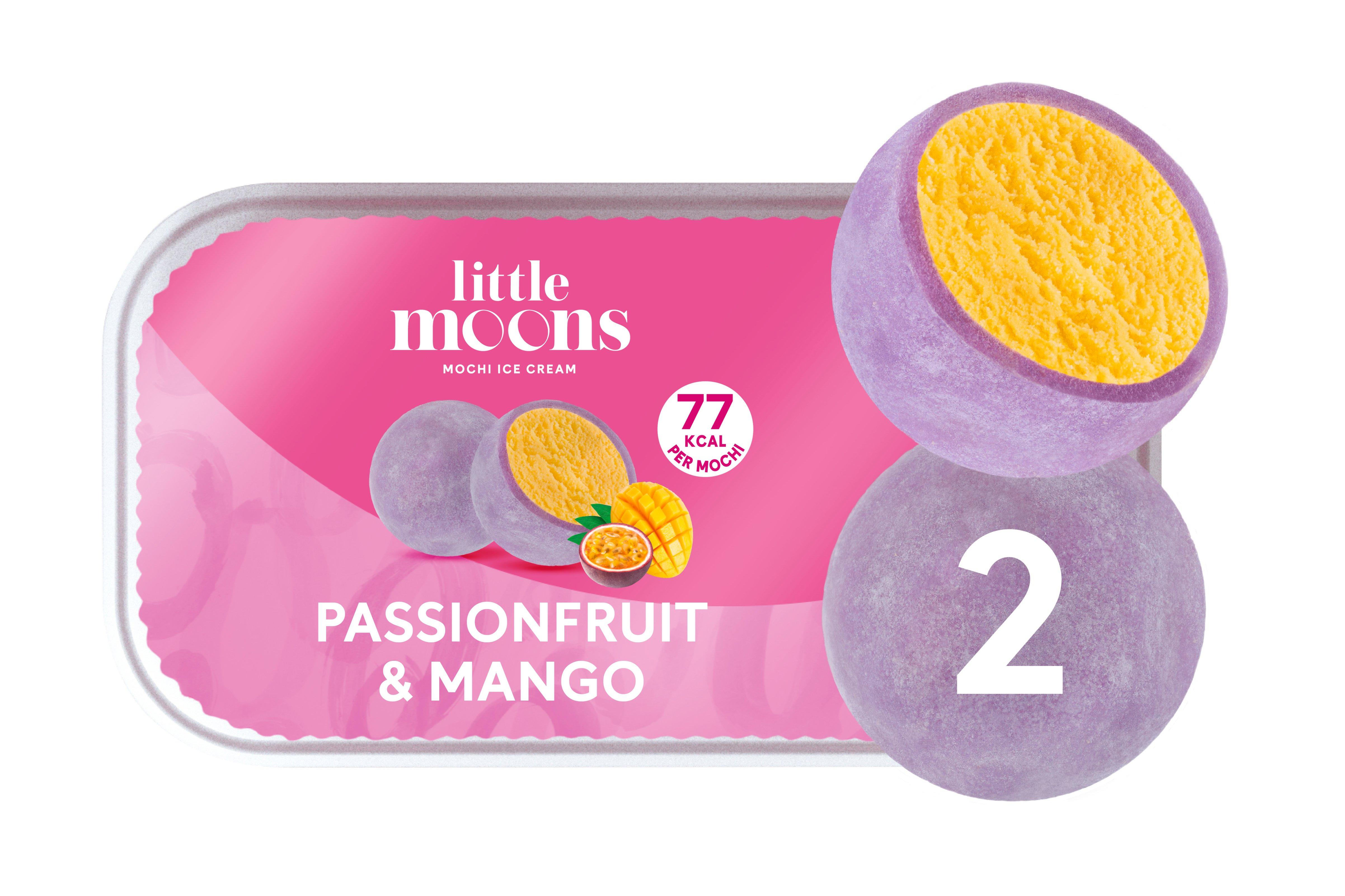 Little Moons Passionfruit and Mango Ice Cream Mochi (2 pack)