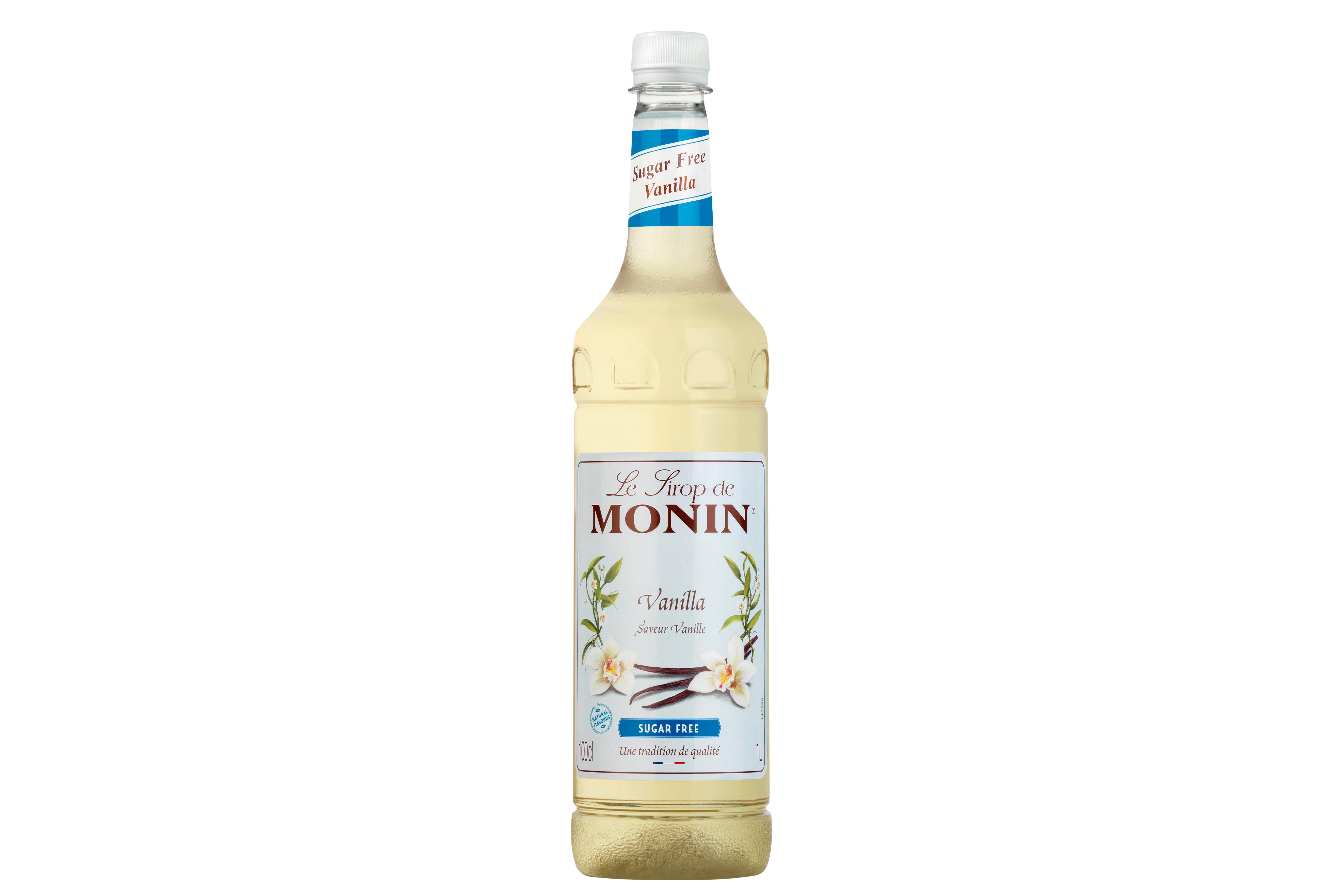 MONIN Premium Vanilla Sugar Free Syrup 1ltr