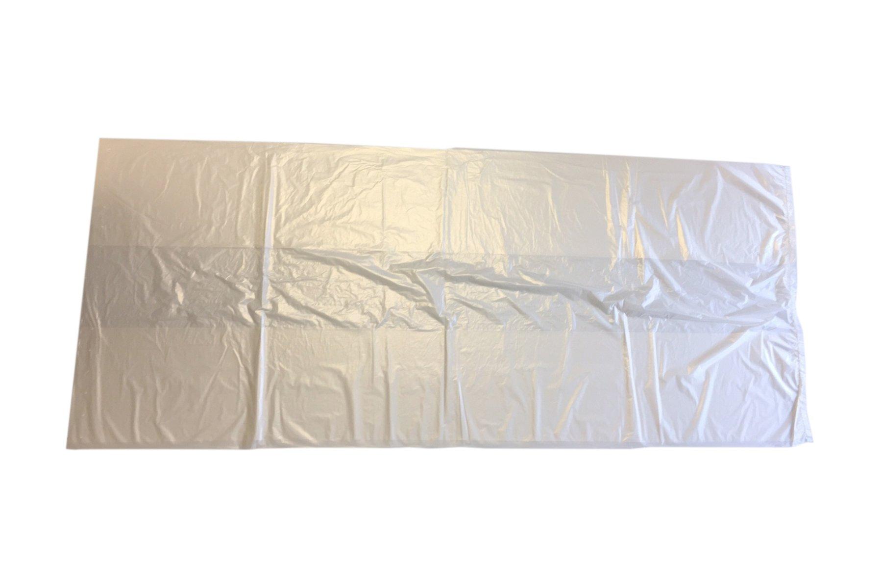 Paclan 150 Medium Duty Clear Refuse Sacks. 480x914x1270mm.  Rated 10KG CHSA.  Made using 100% Recycled Material (excluding processing aids)