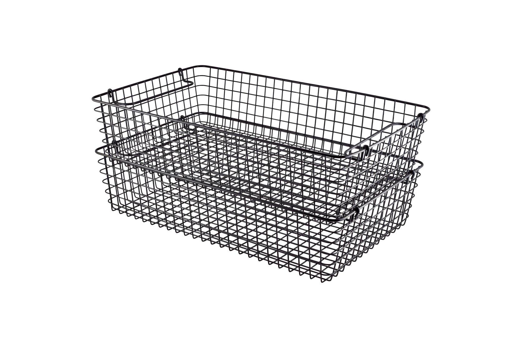 Black Wireware Basket 1/1 GN