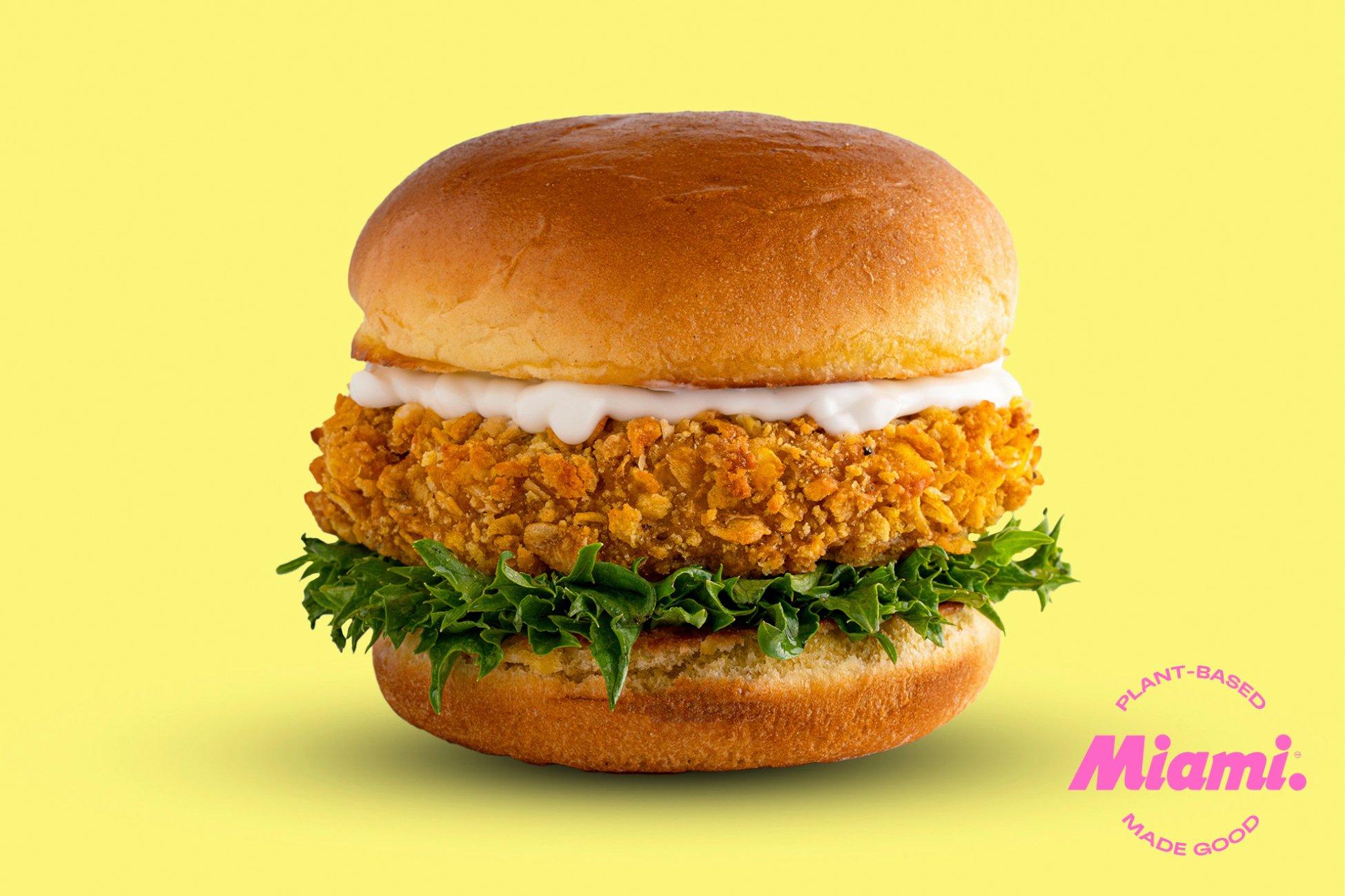 Miami Louisiana Chick'n Burger