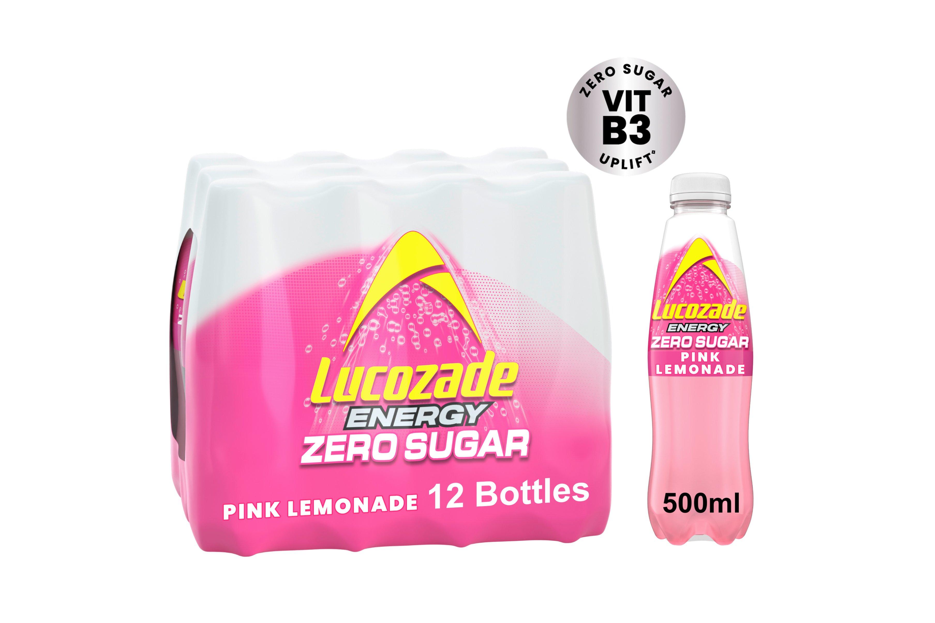 Lucozade Zero Pink Lemonade