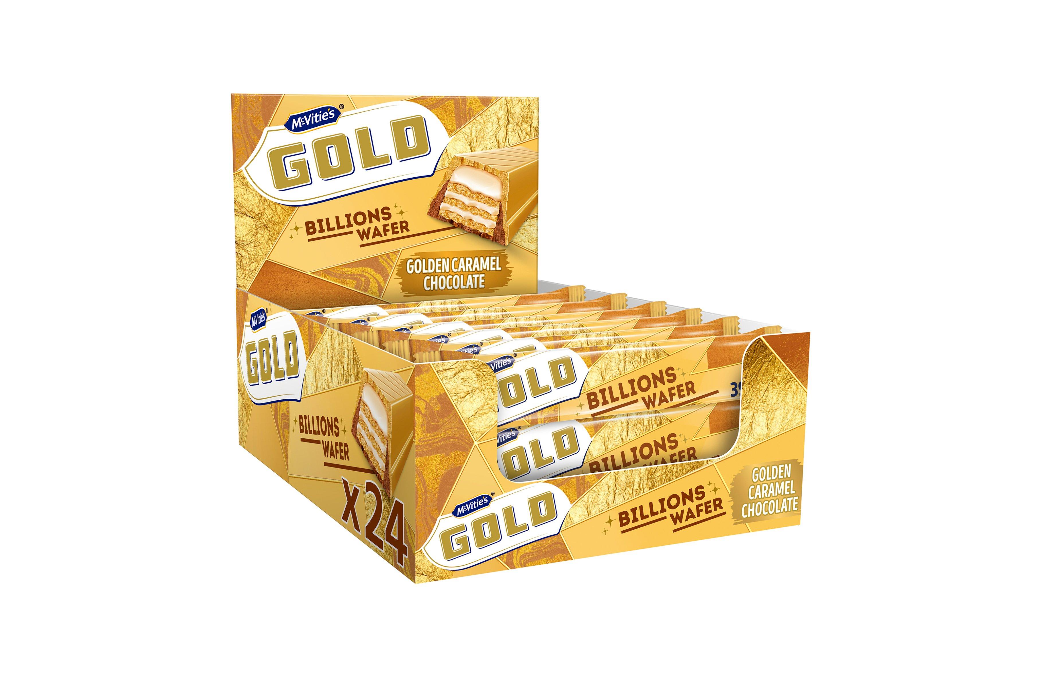 McVitie's Gold Billion Chocolate Wafer Bar 39.5g