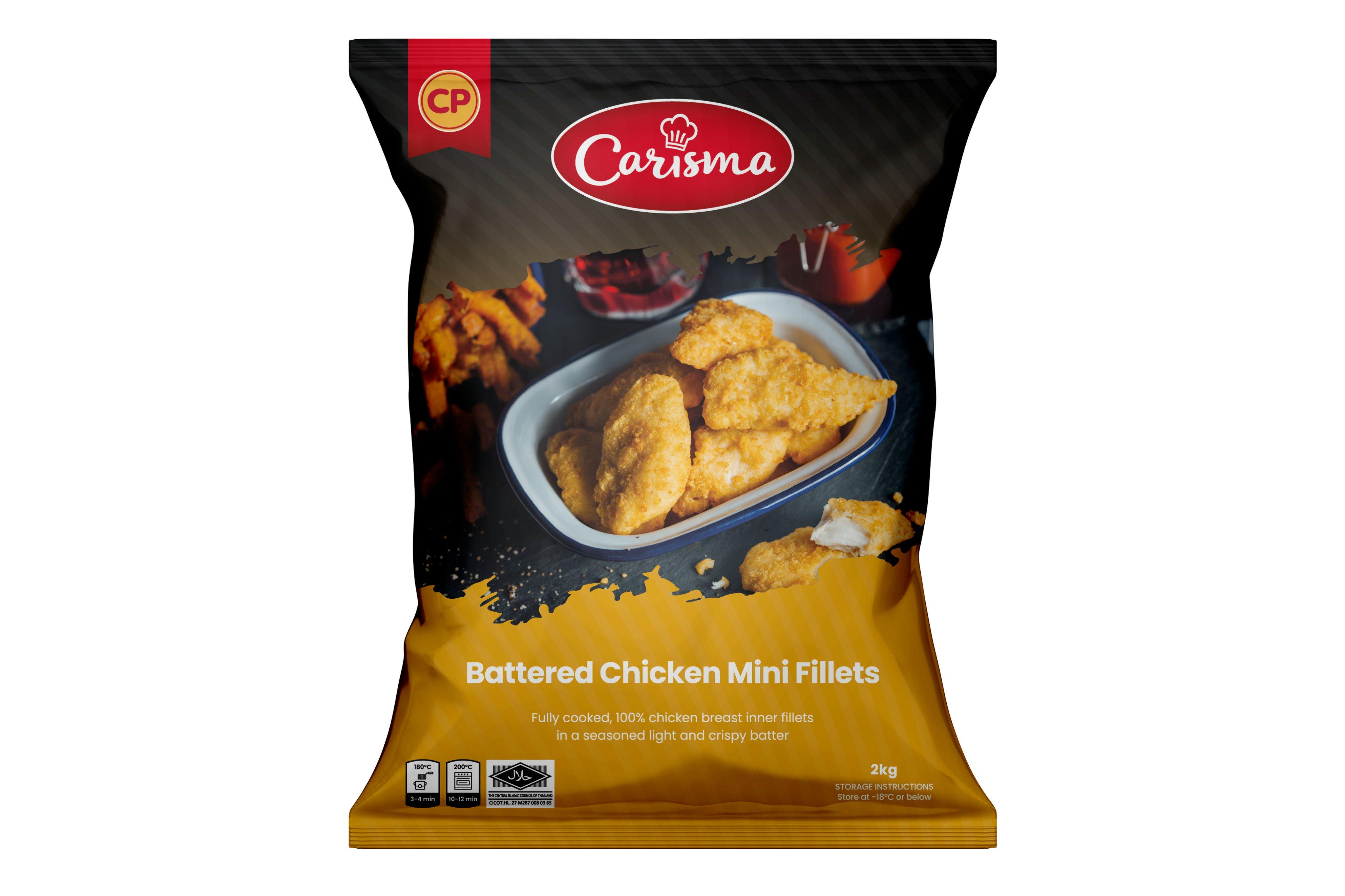 Carisma Battered Chicken Mini Fillets