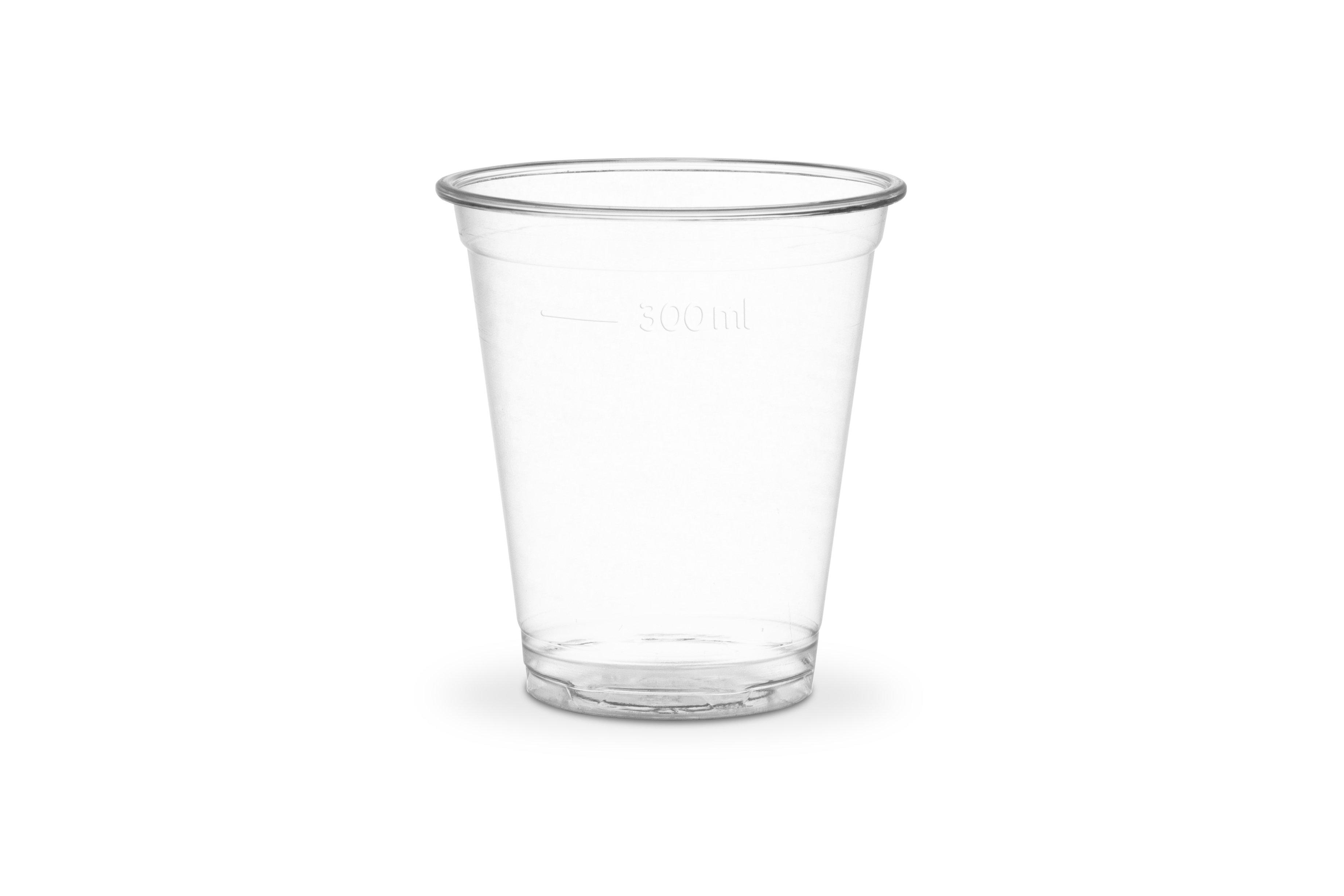 Vegware Plain Clear PLA Cold Cups - 12oz