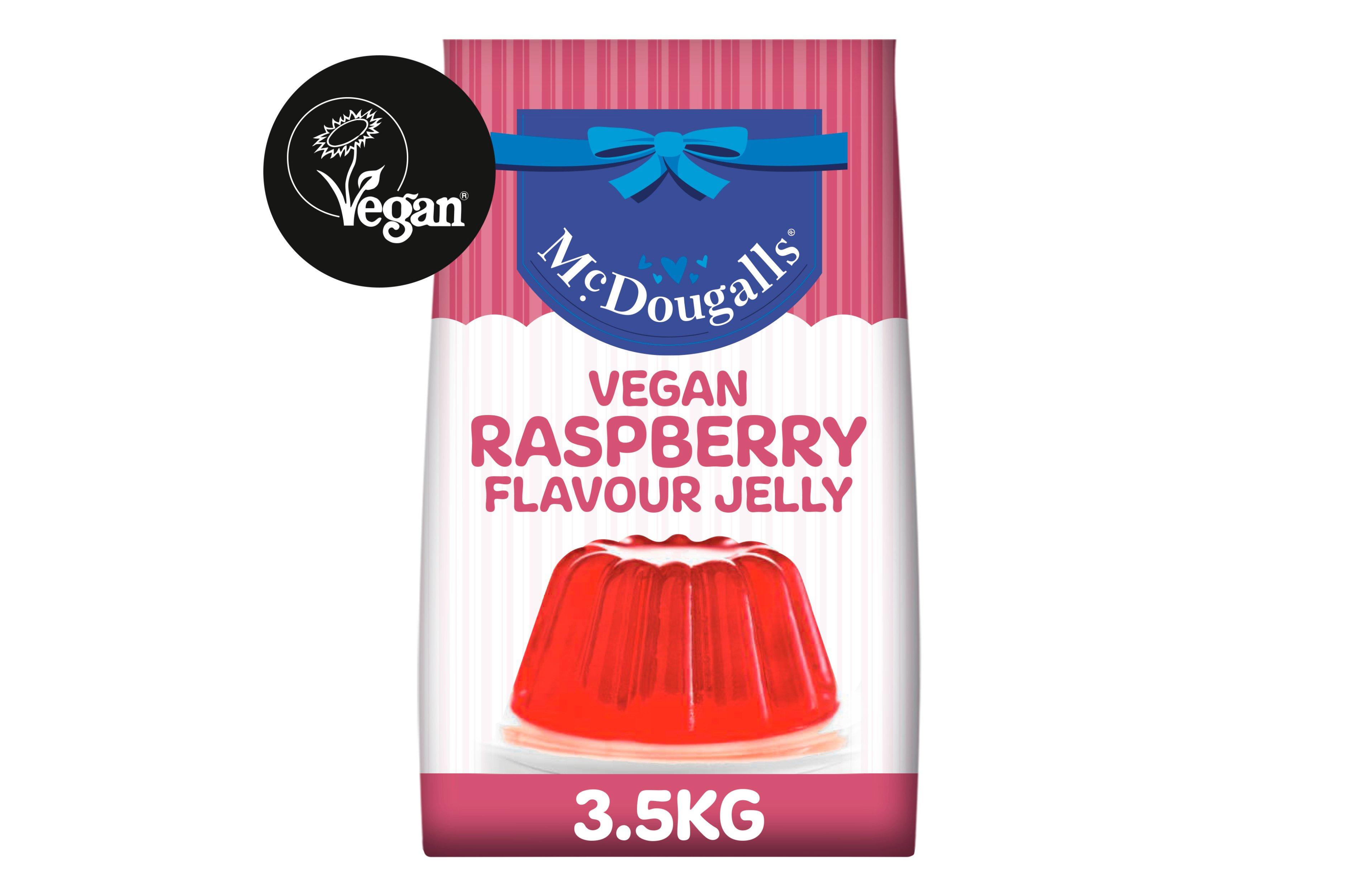 McDougalls Jelly Crystals Raspberry Vegan