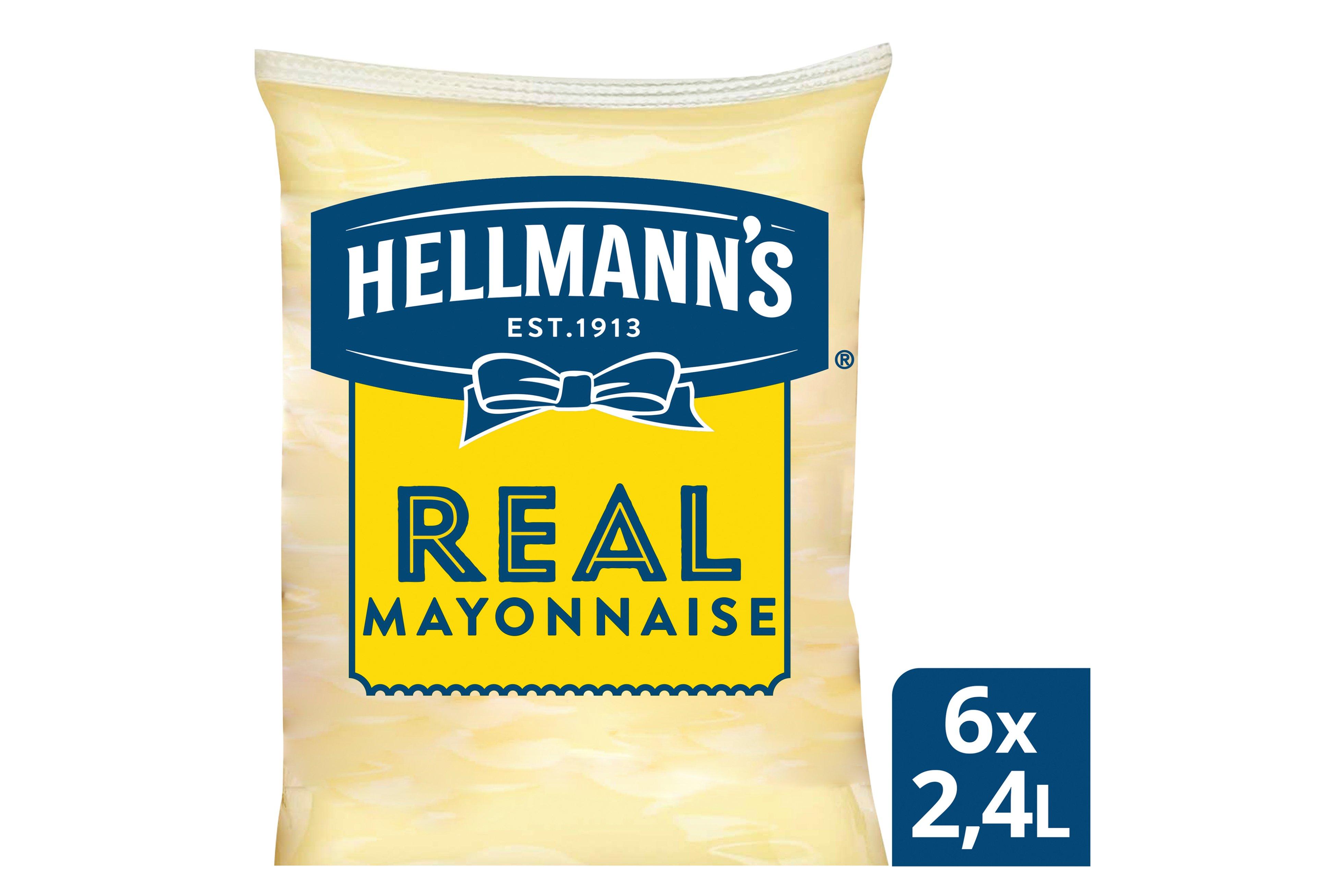 Hellmann's Real Mayonnaise 6 x 2.4L Pump Pack