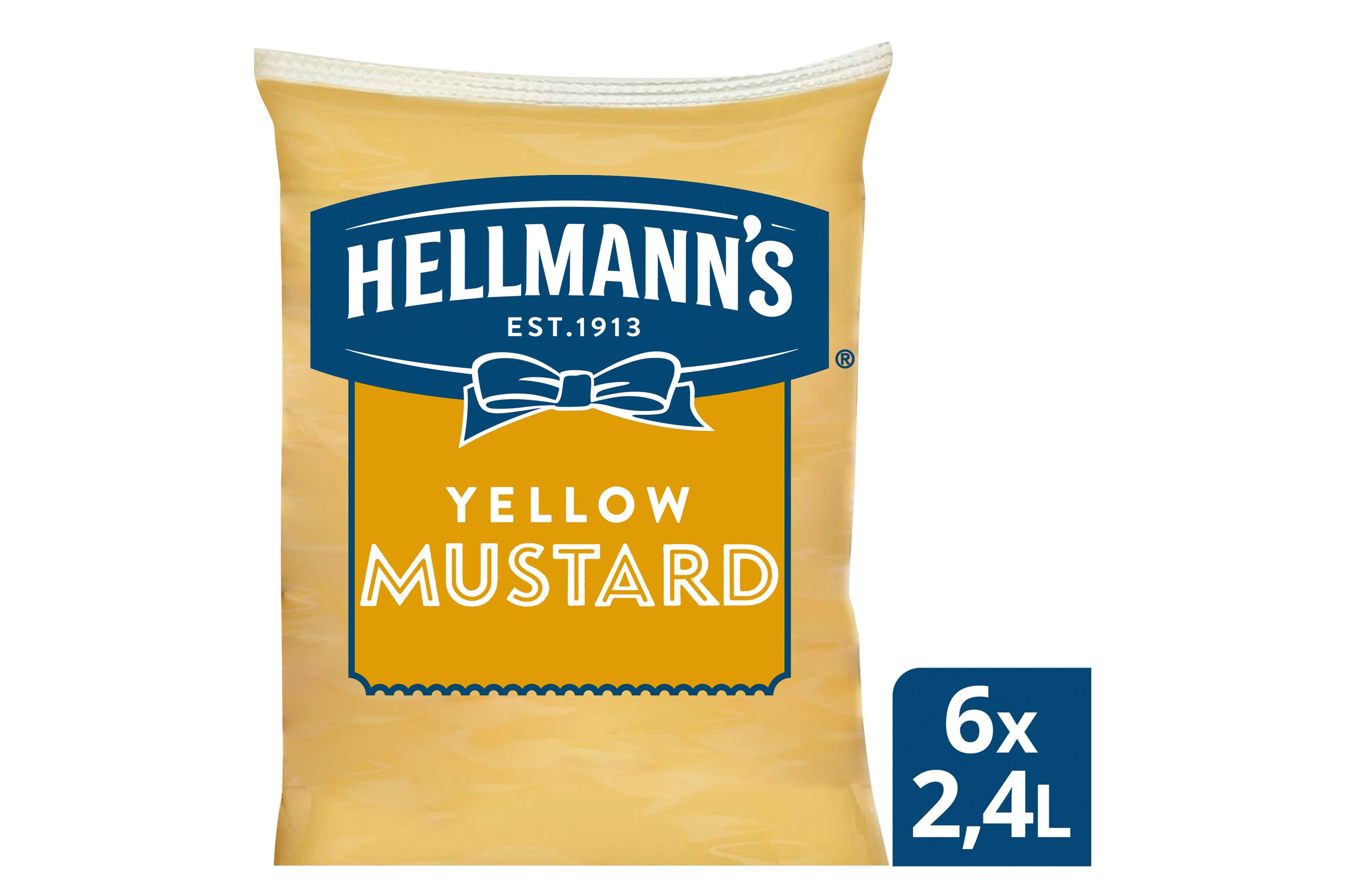 Hellmann's Mustard 6 x 2.4L Pump Pack