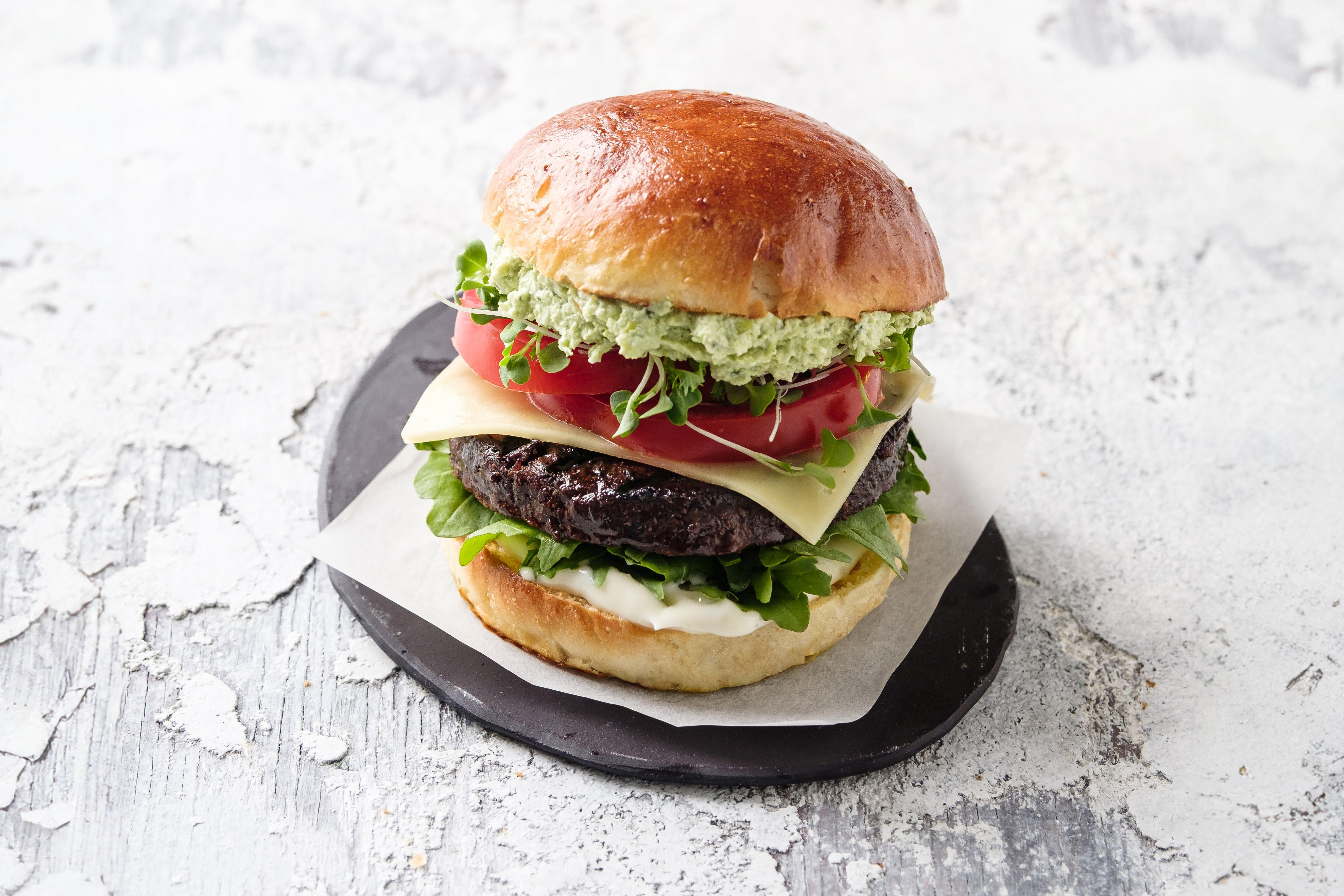Fable Pulled Mushroom Burger