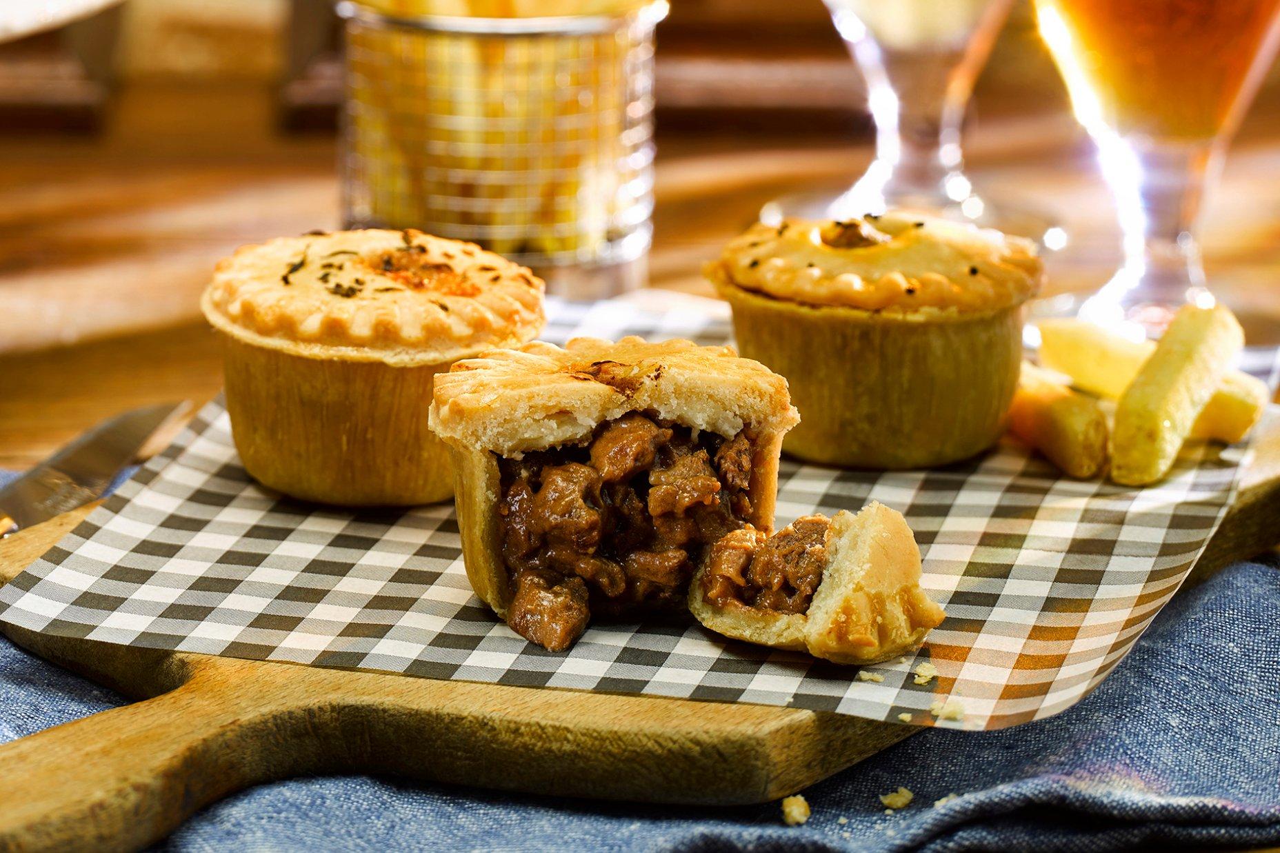 Phat Gluten Free Baked Mini Steak Pie