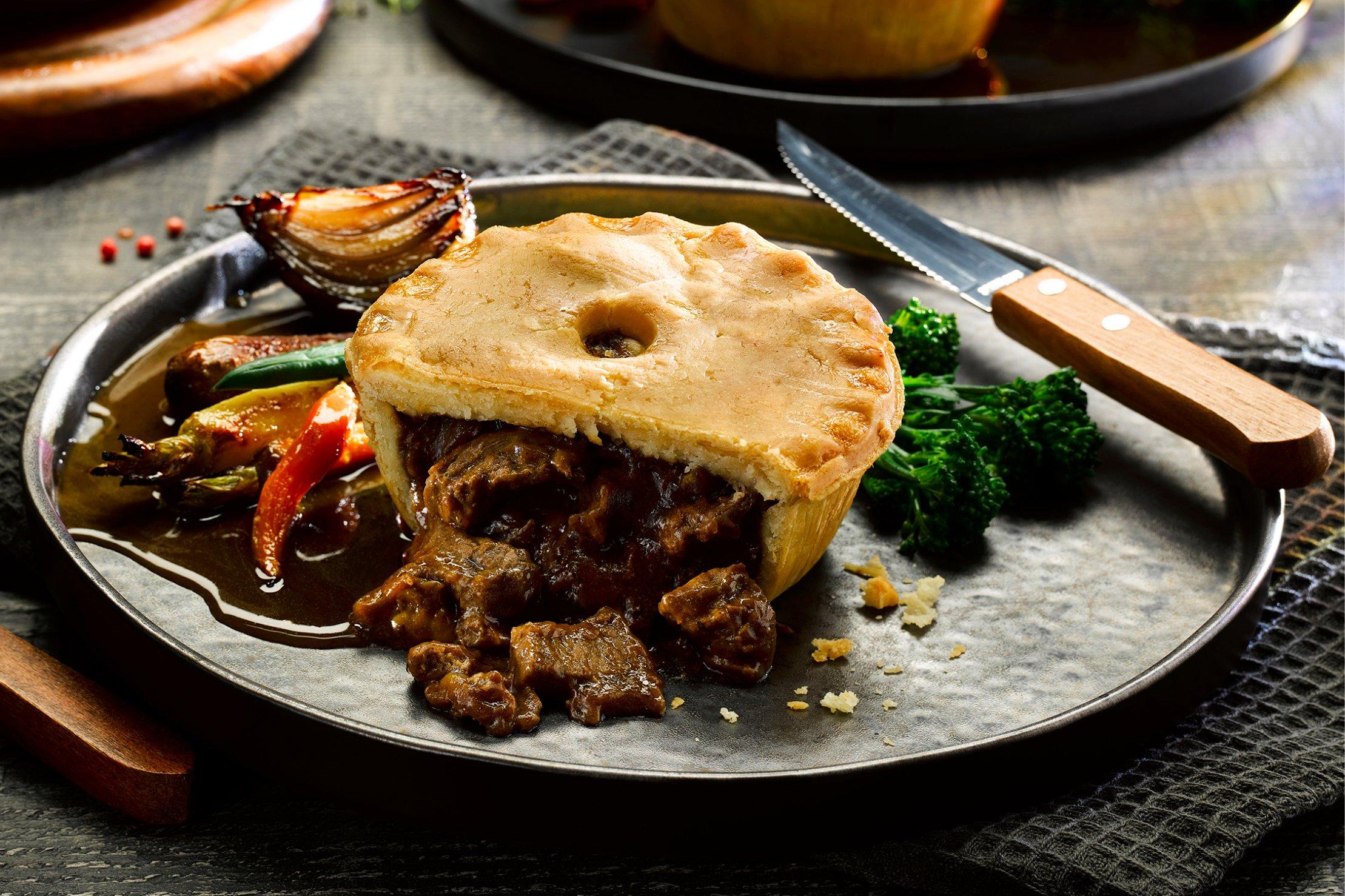 Phat Gluten Free Baked Steak Pie
