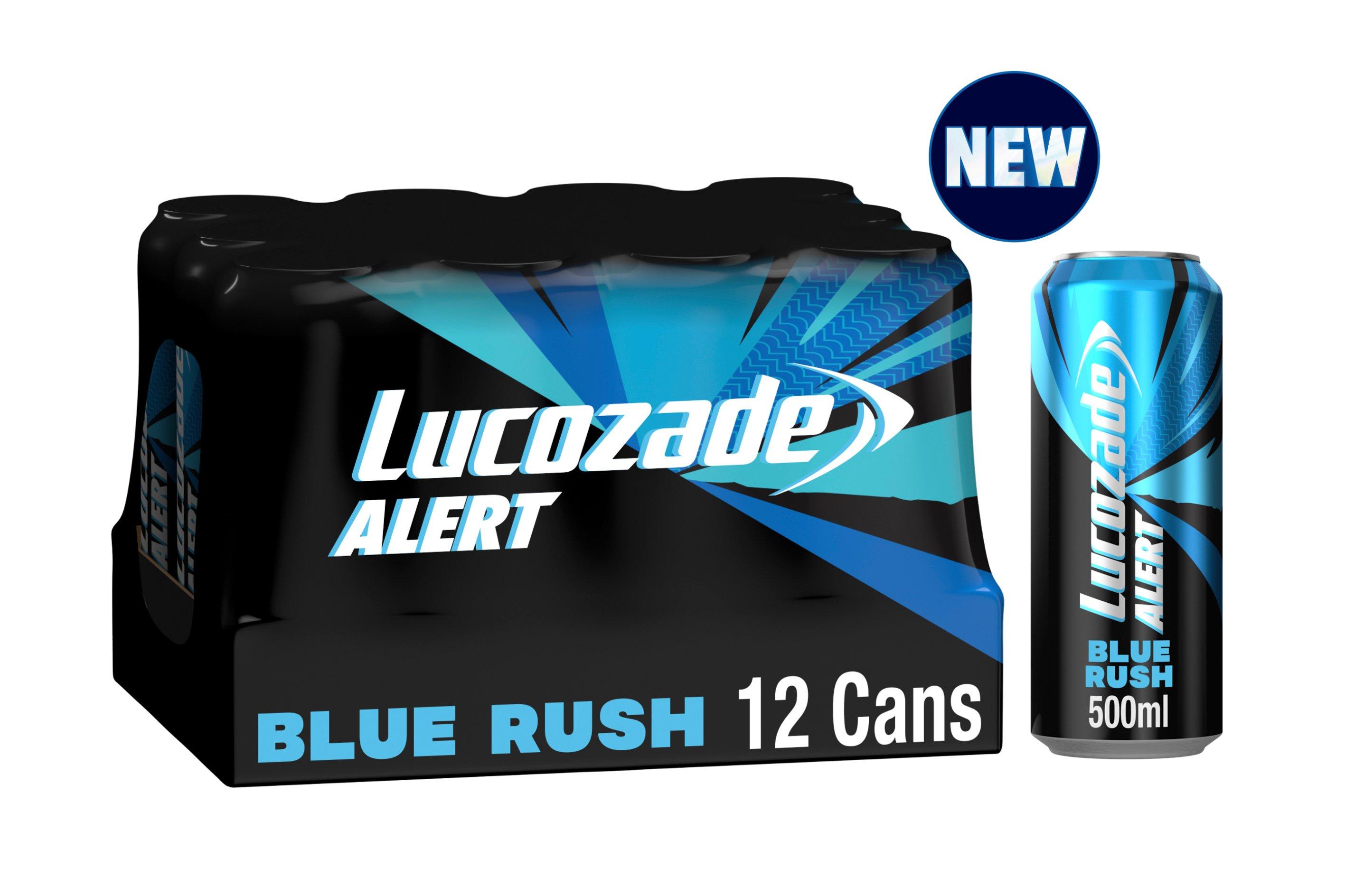 Lucozade Alert Blue Rush