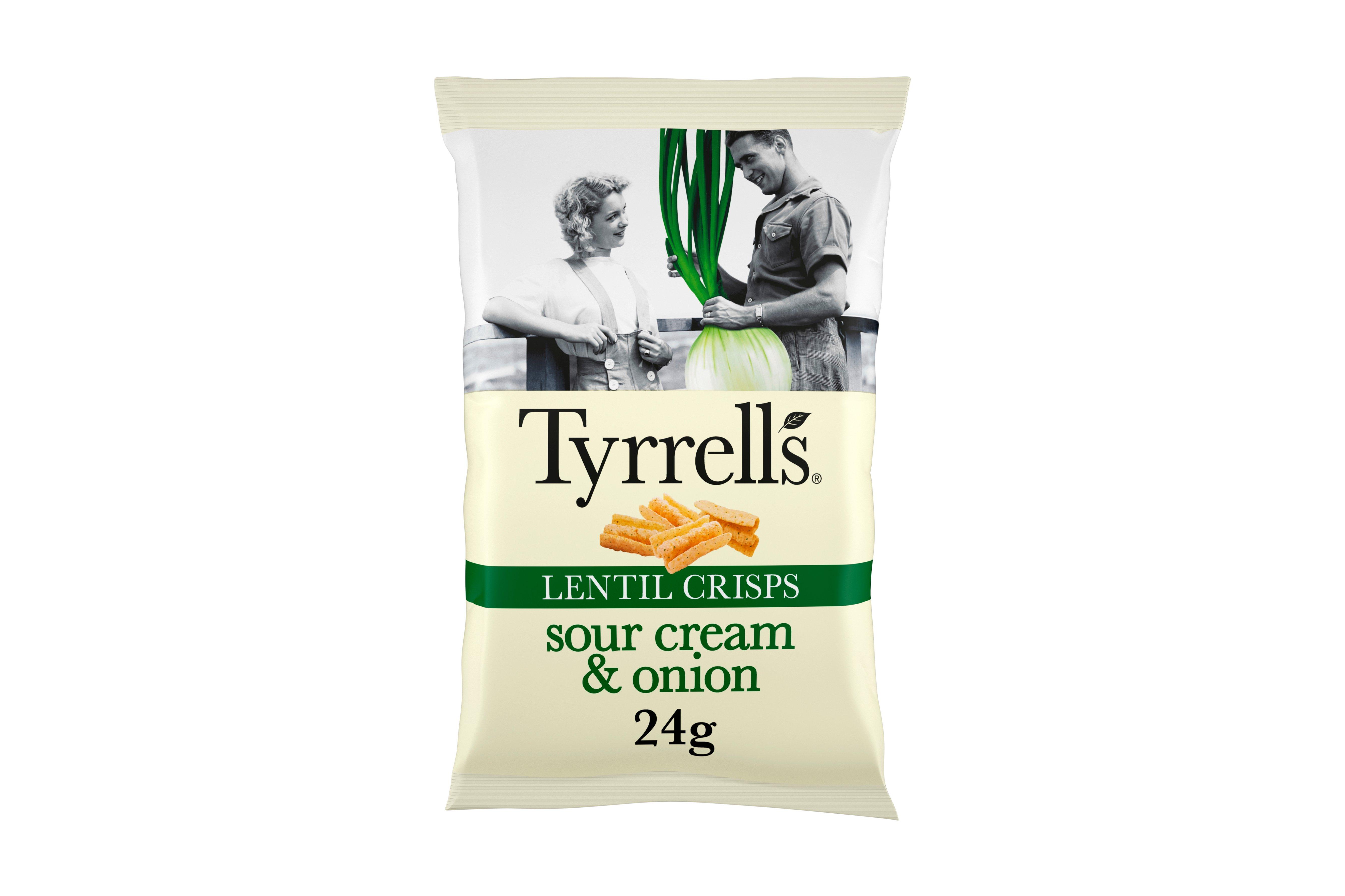 Tyrrells Lentil Sour Cream & Onion