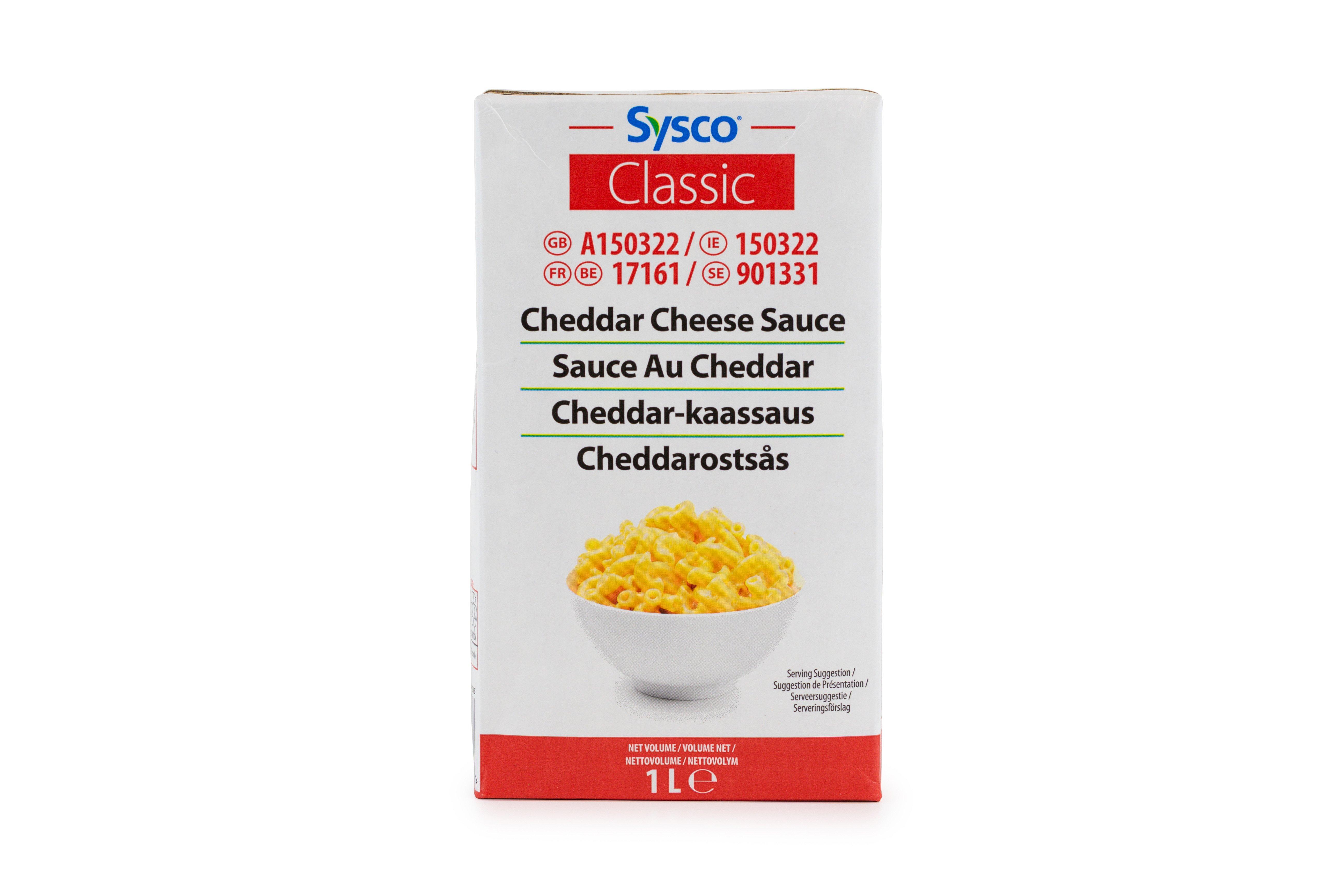 Sysco Classic Cheddar Cheese Sauce 1ltr