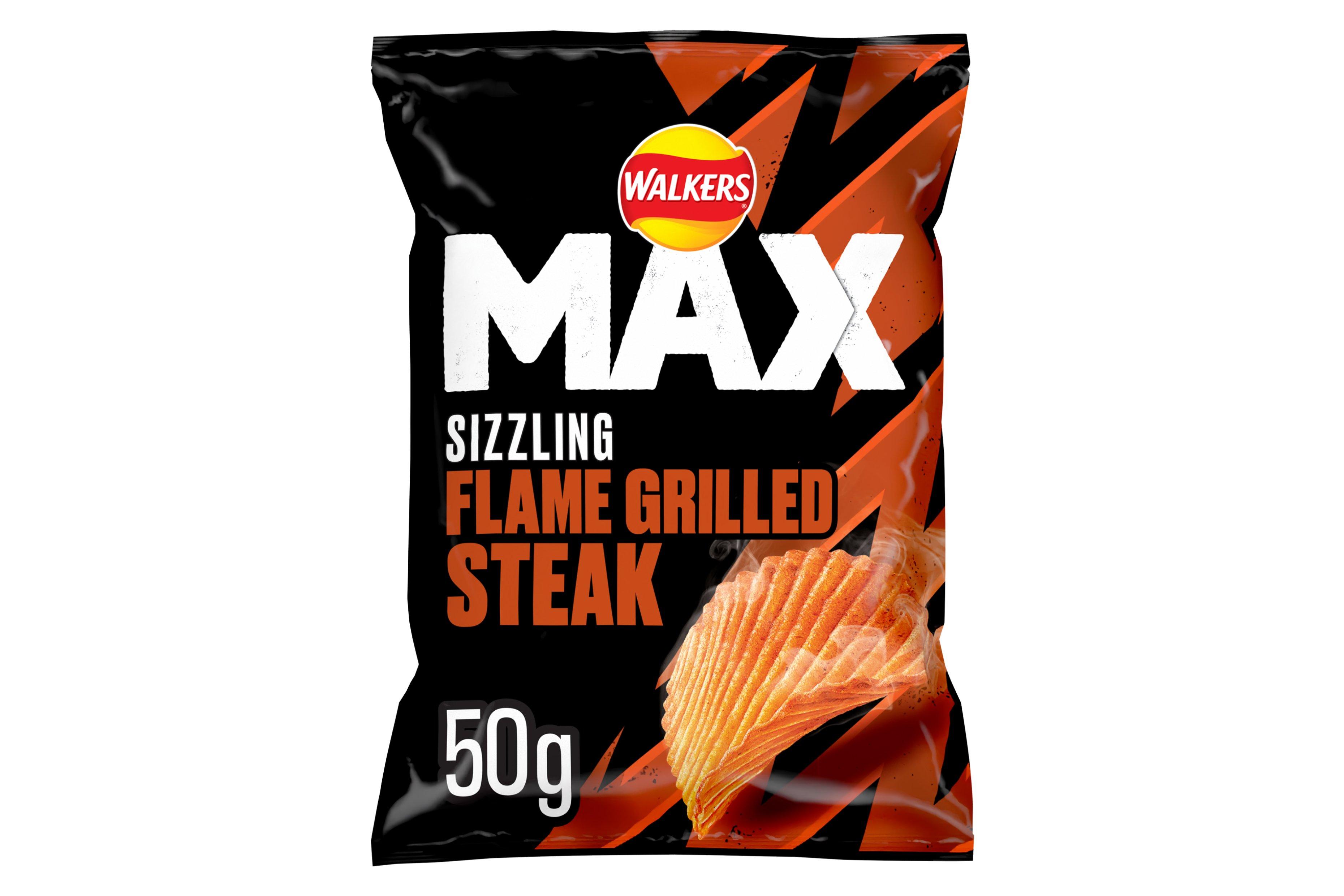 Walkers Max Flame Grilled Steak