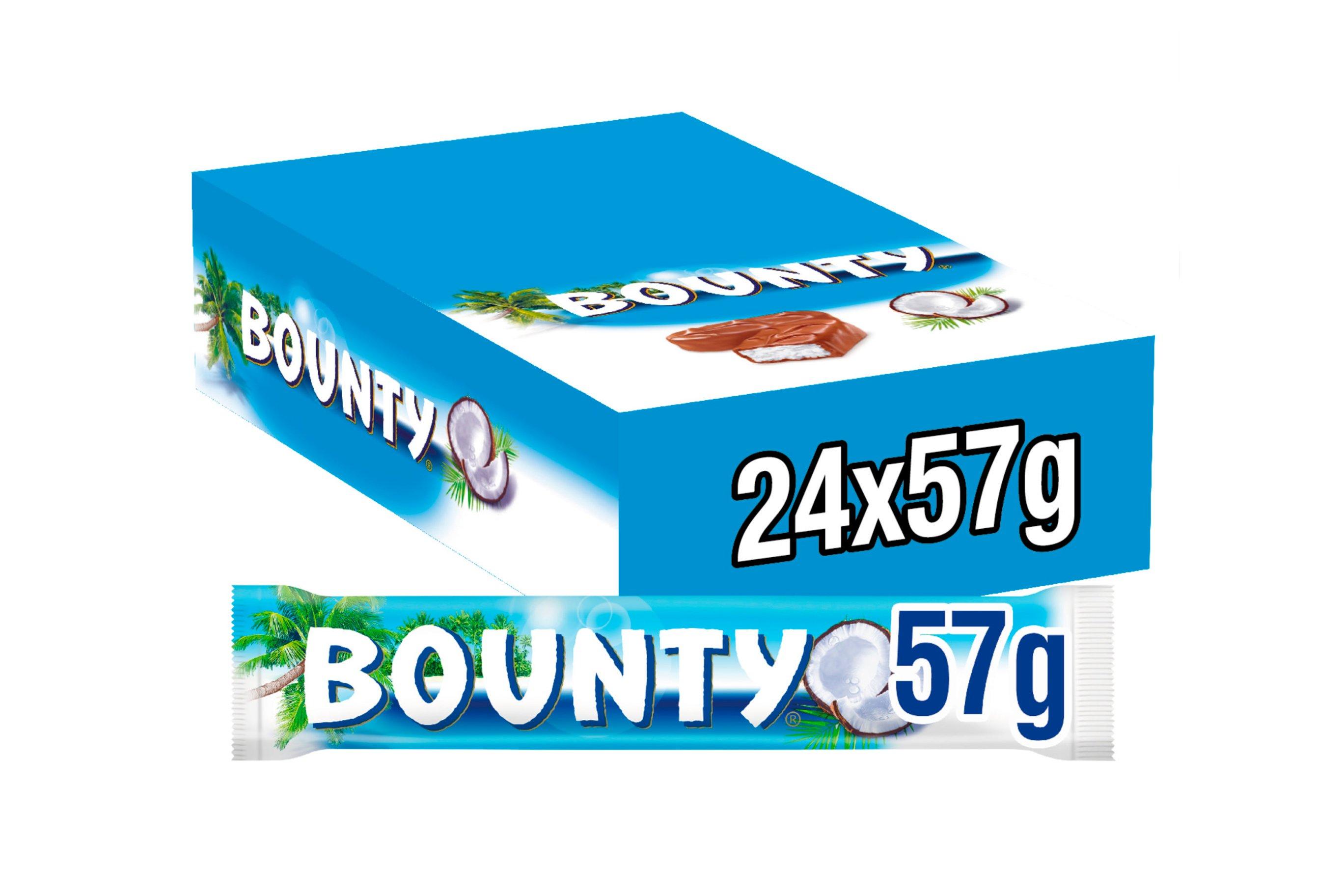 Bounty Coconut Milk Chocolate Bar Duo 57g