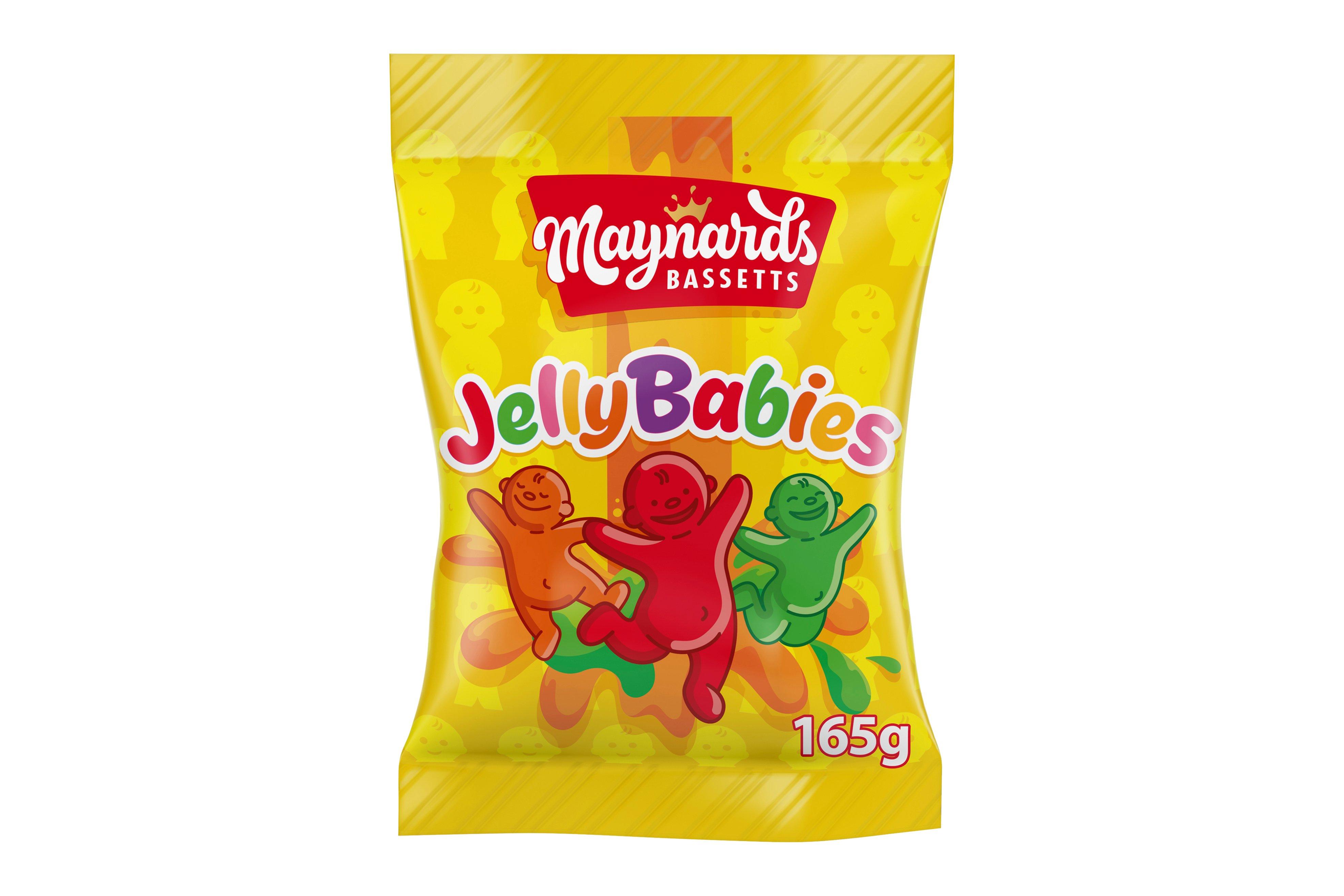 Maynards Bassetts Jelly Babies Sweets Bag 165g