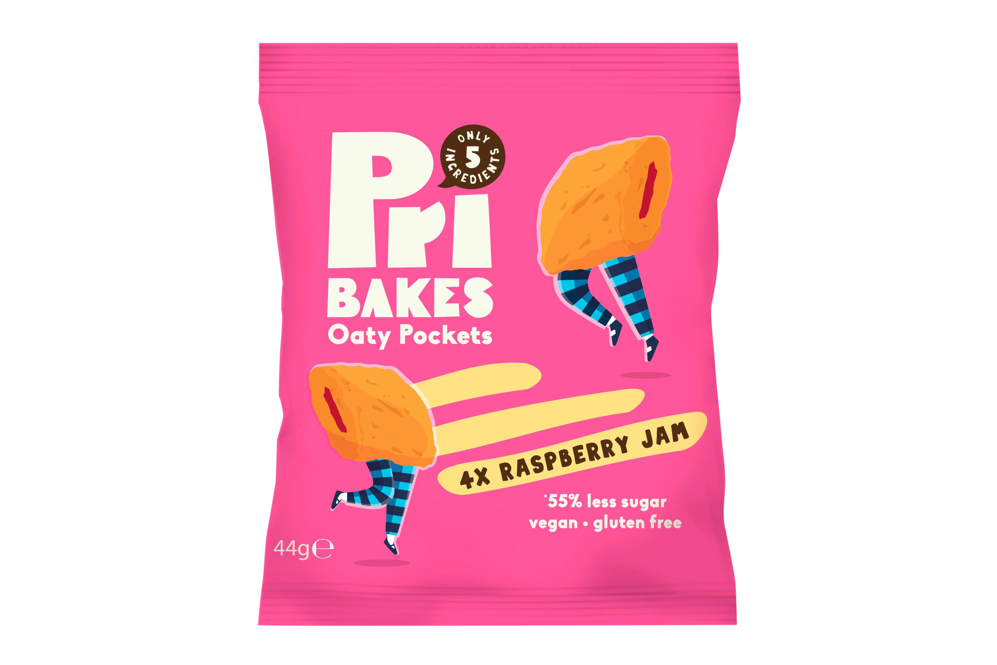 Pri Bakes Oaty Pockets - Raspberry Jam