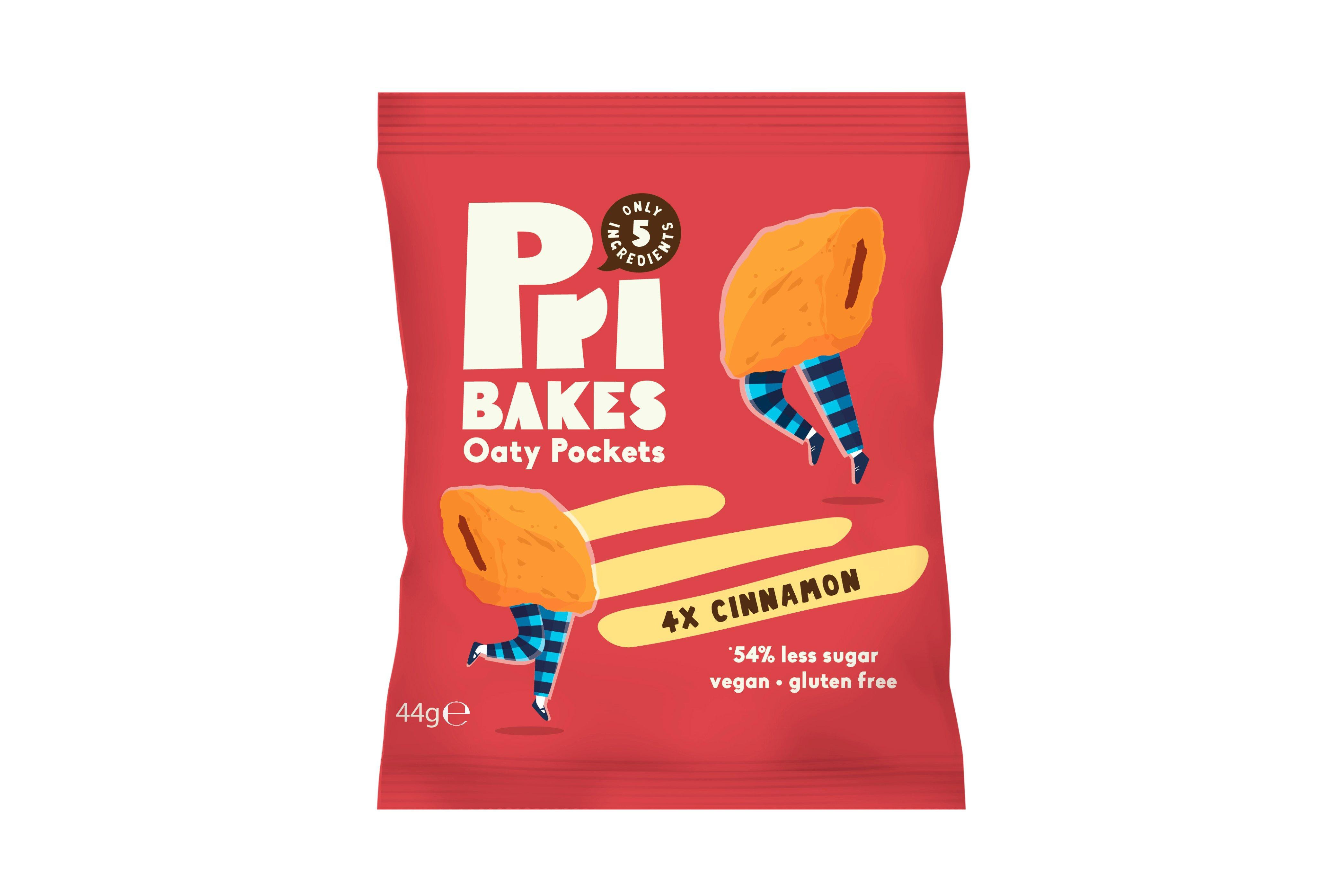 Pri Bakes Oaty Pockets - Cinnamon