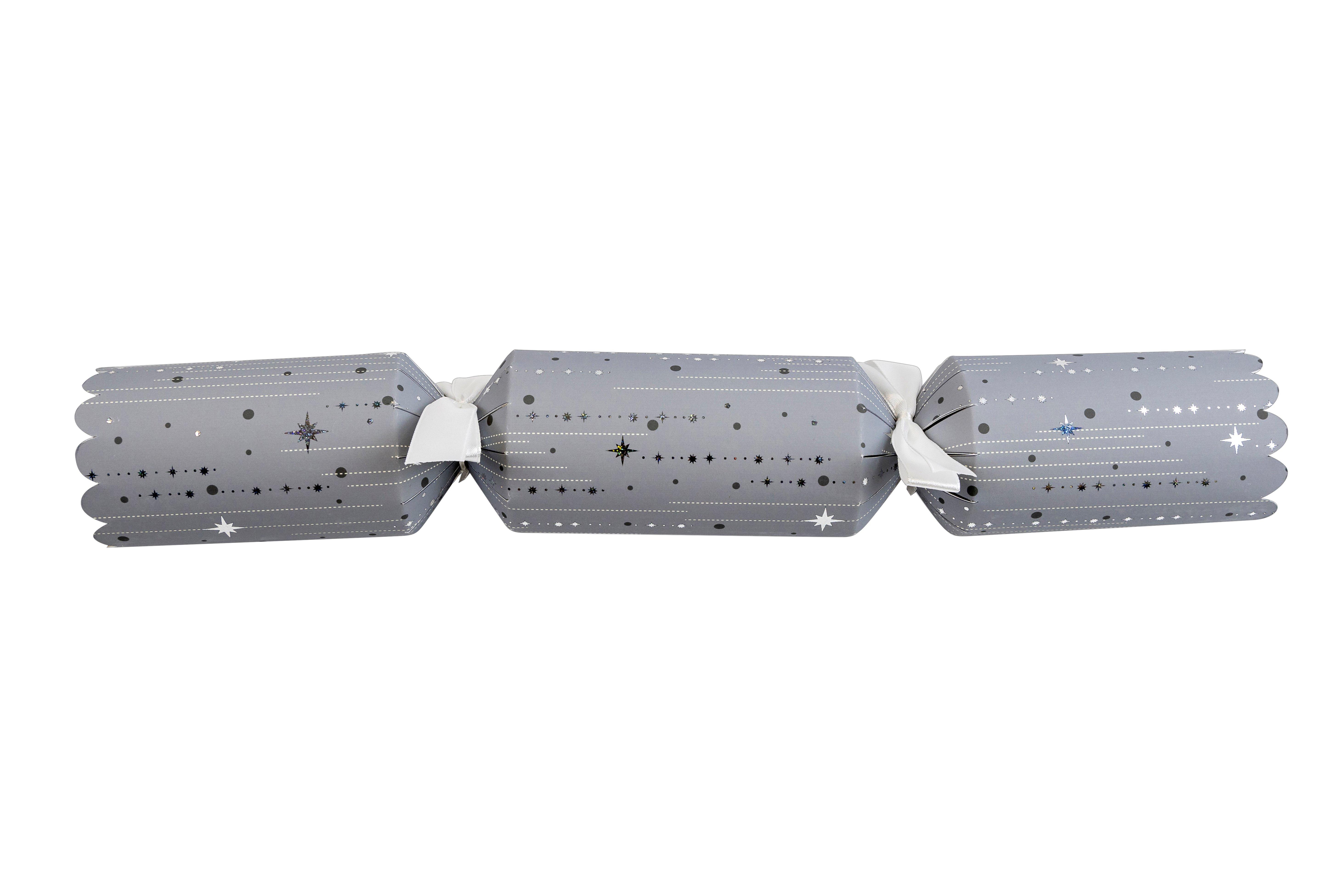 14inch Deluxe Star Crackers Silver