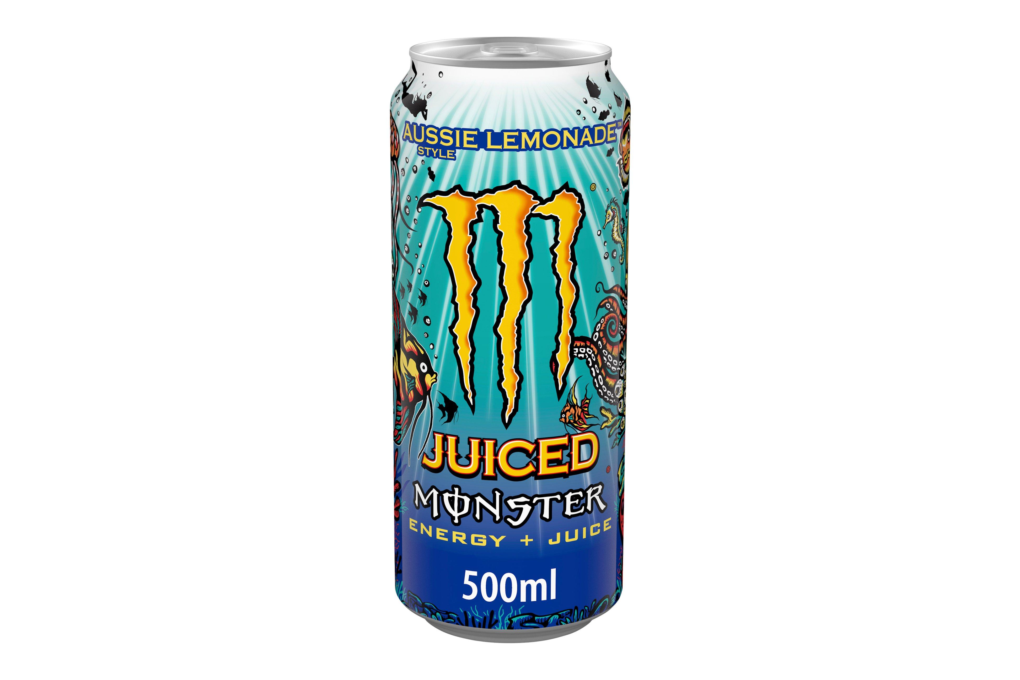 Monster Energy Drink Aussie Style Lemonade 500ml Can