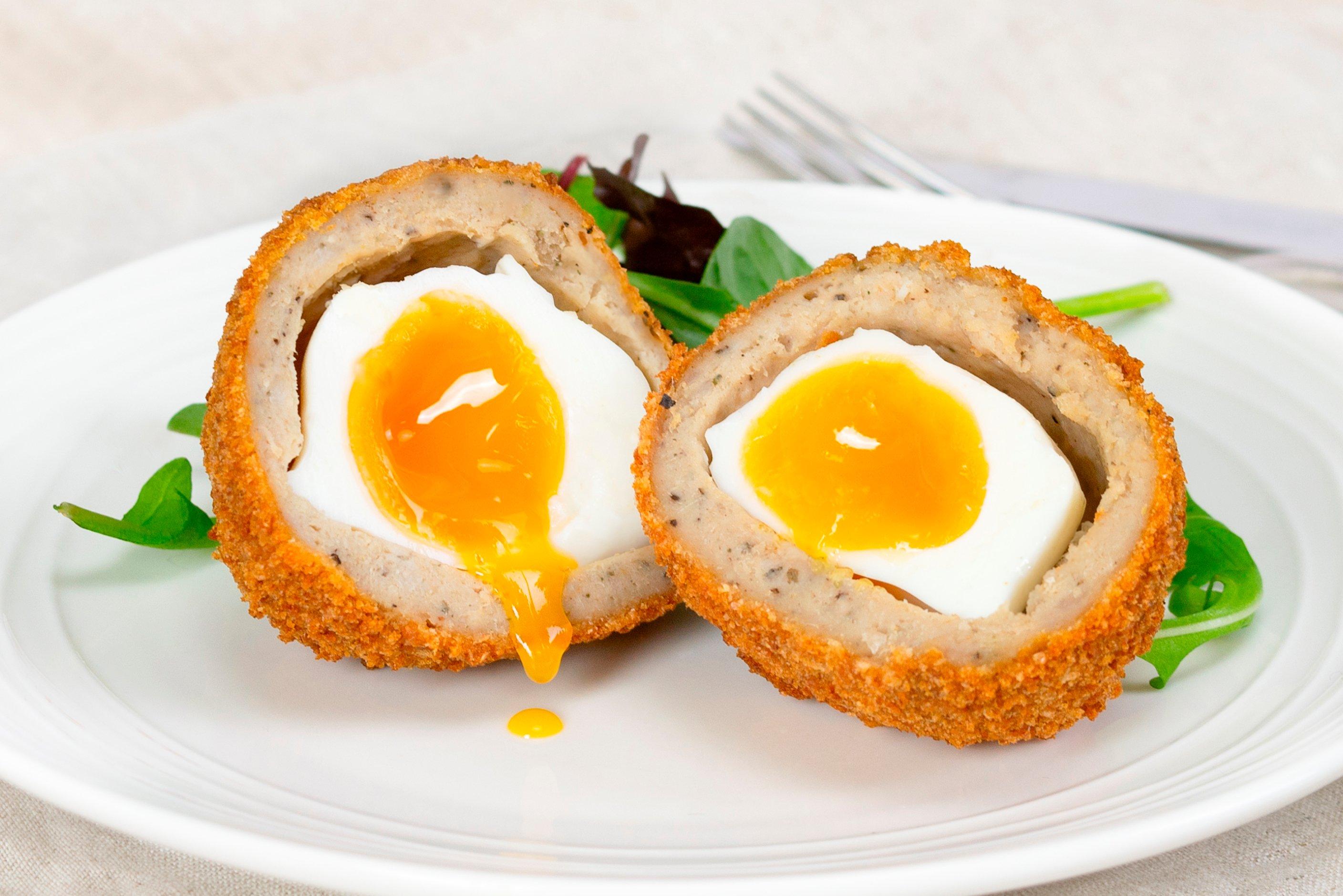 Runny Yolk Scotch Eggs