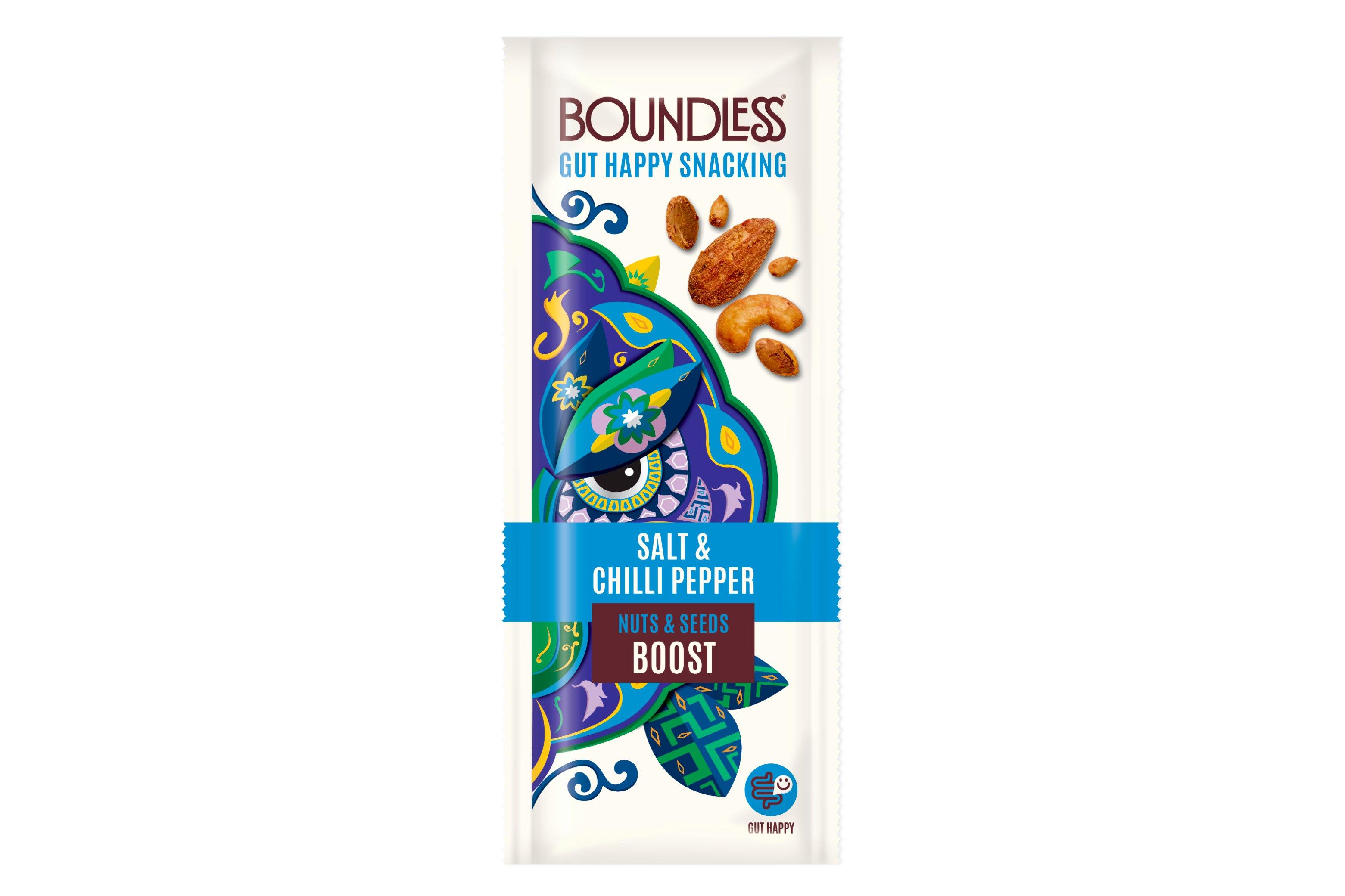 Boundless Salt Chilli Pepper Nuts & Seeds Boost