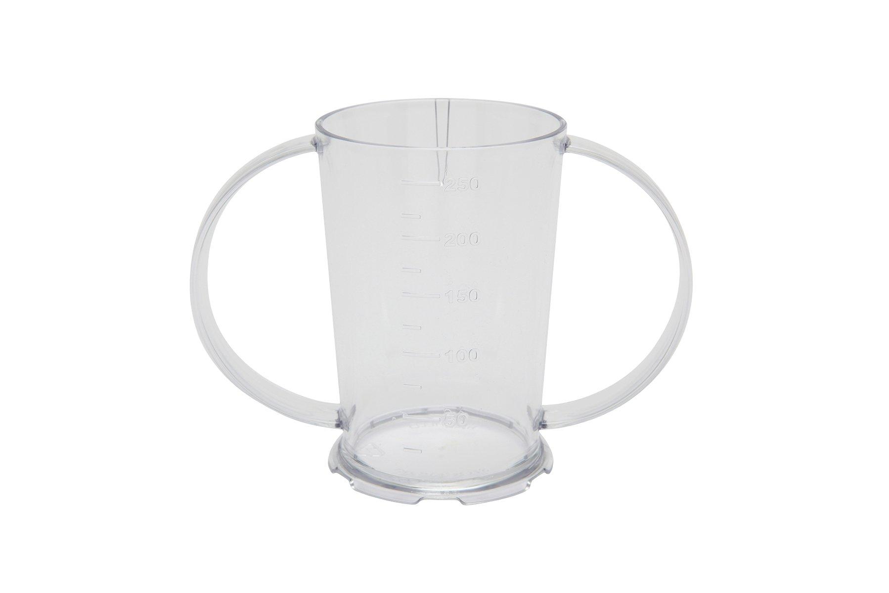 Poly Two Handled Beaker Clear 250ml