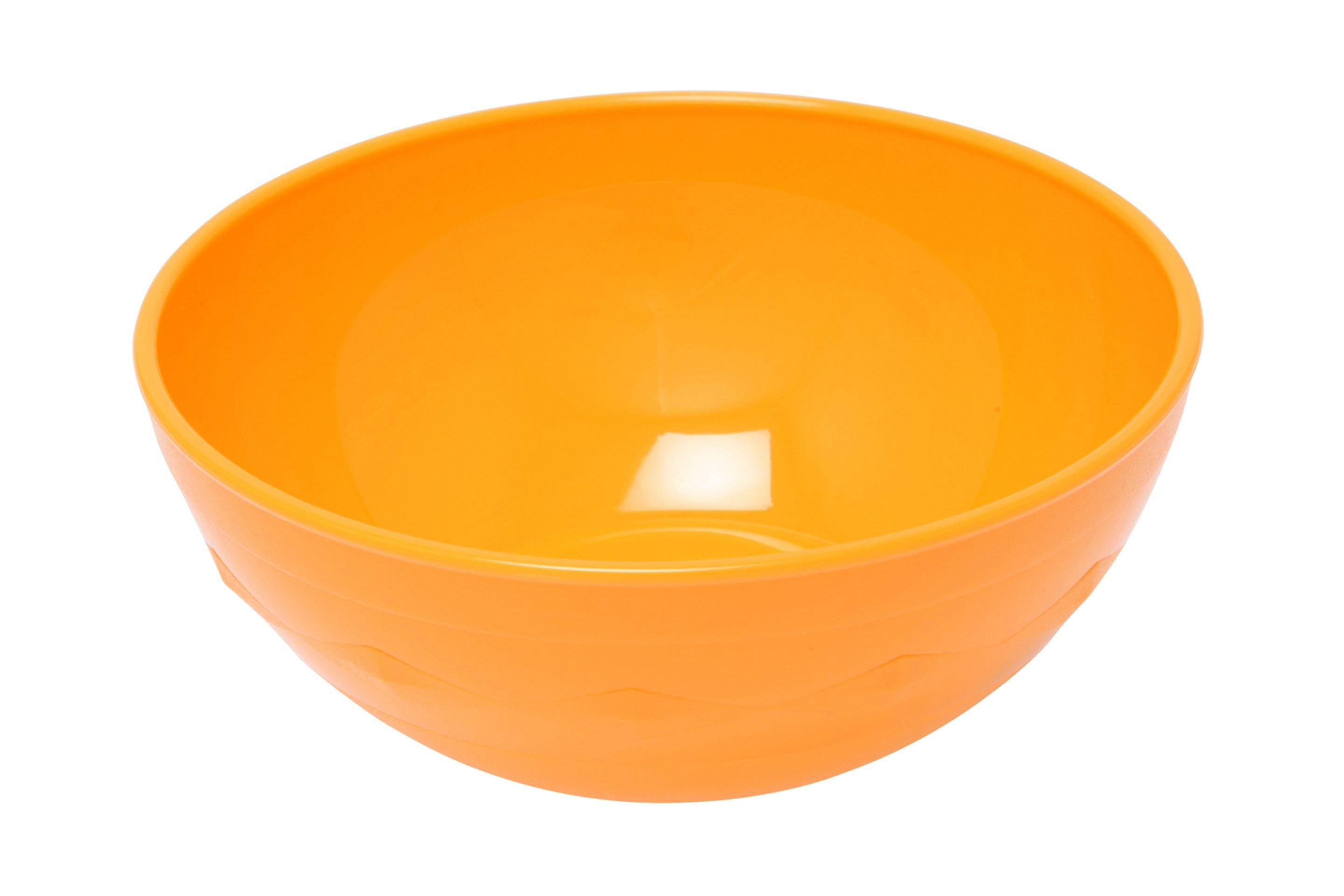 Poly Round Bowl Yellow 10cm