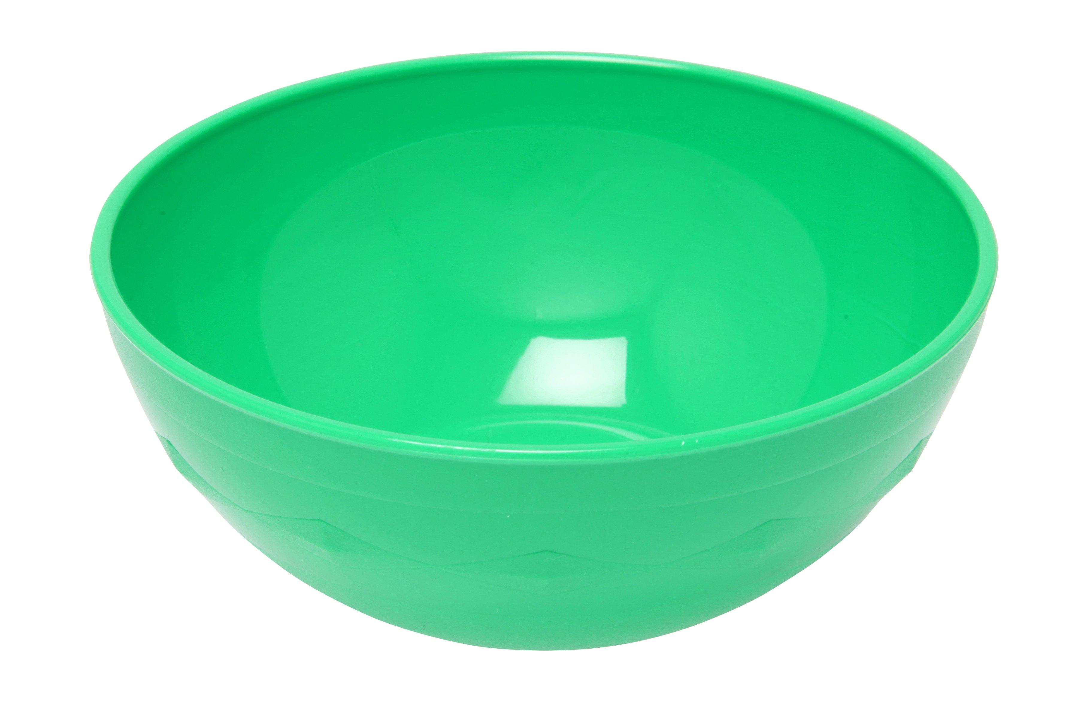 Poly Round Bowl Green 10cm