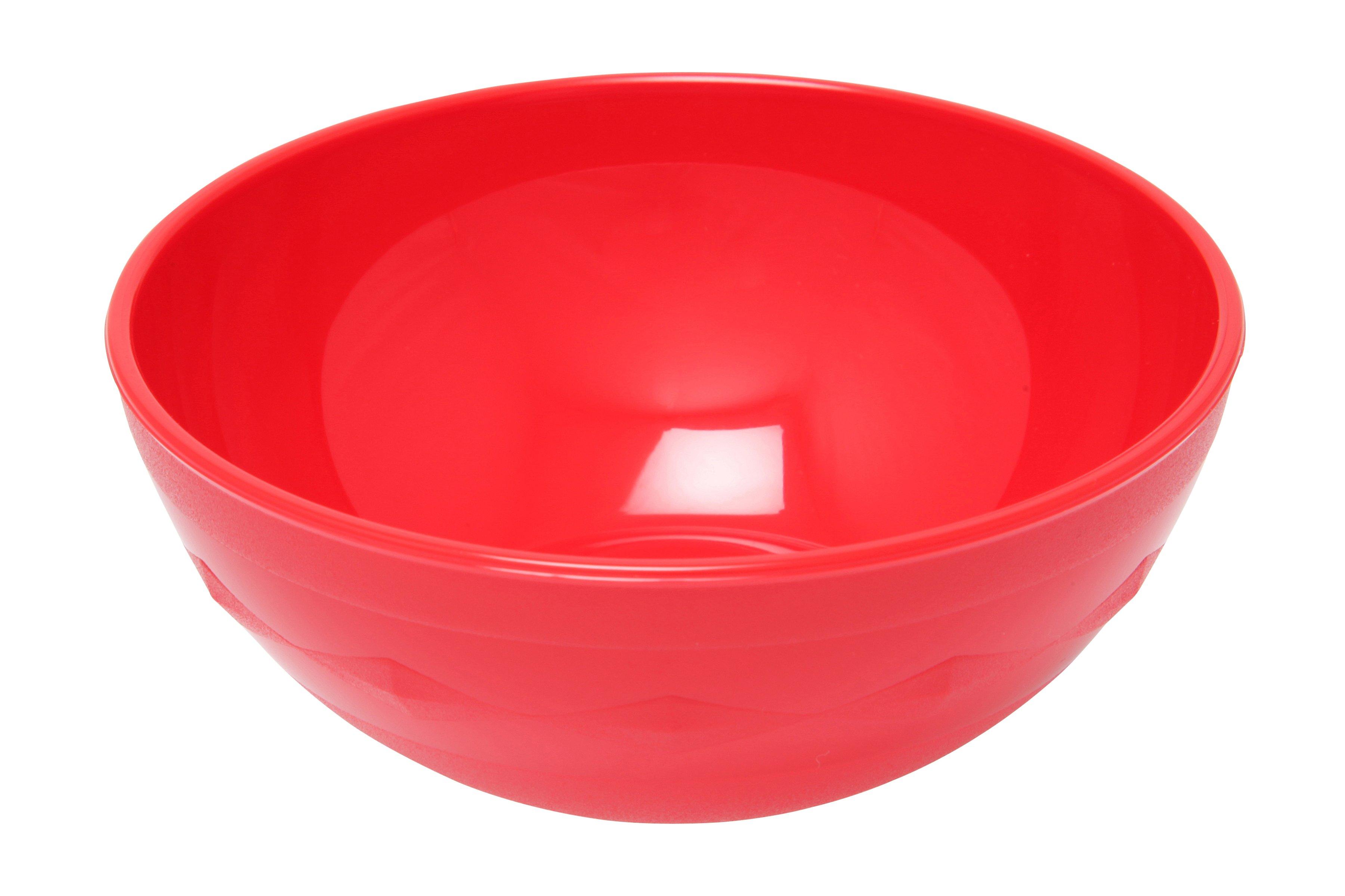 Poly Round Bowl Red 10cm