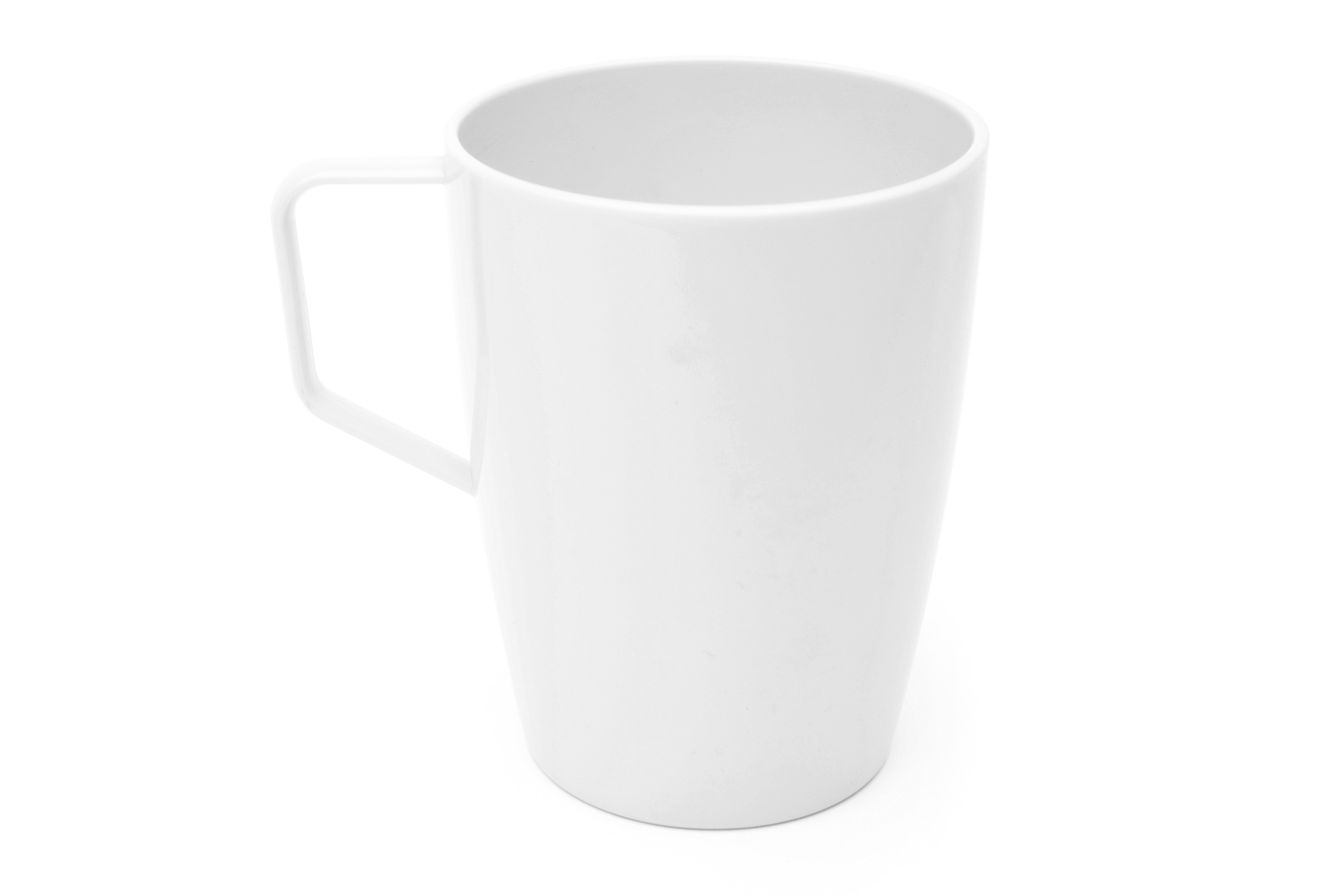 Poly Beaker Handled White 280ml