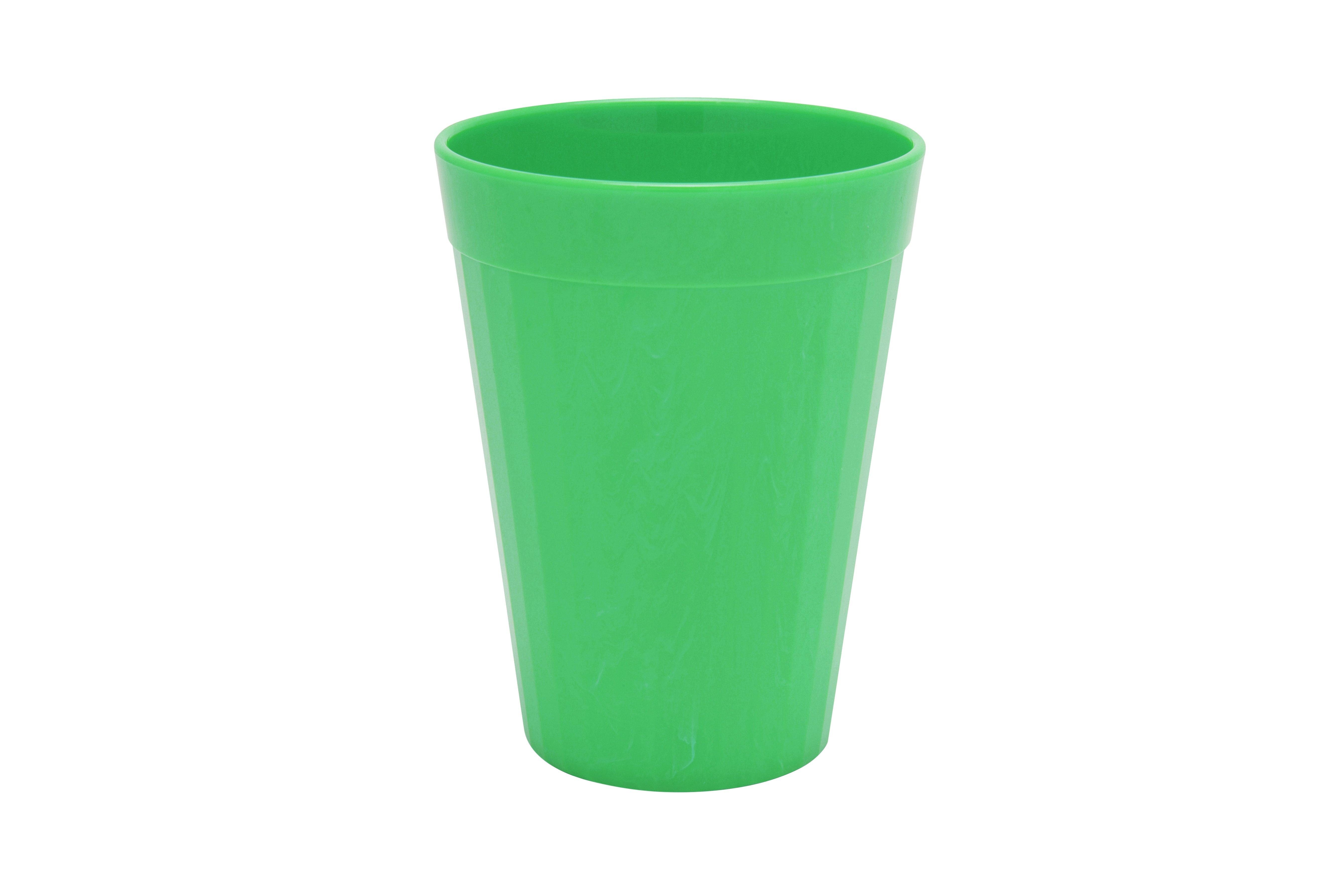 Poly Fluted Tumbler Green 200ml