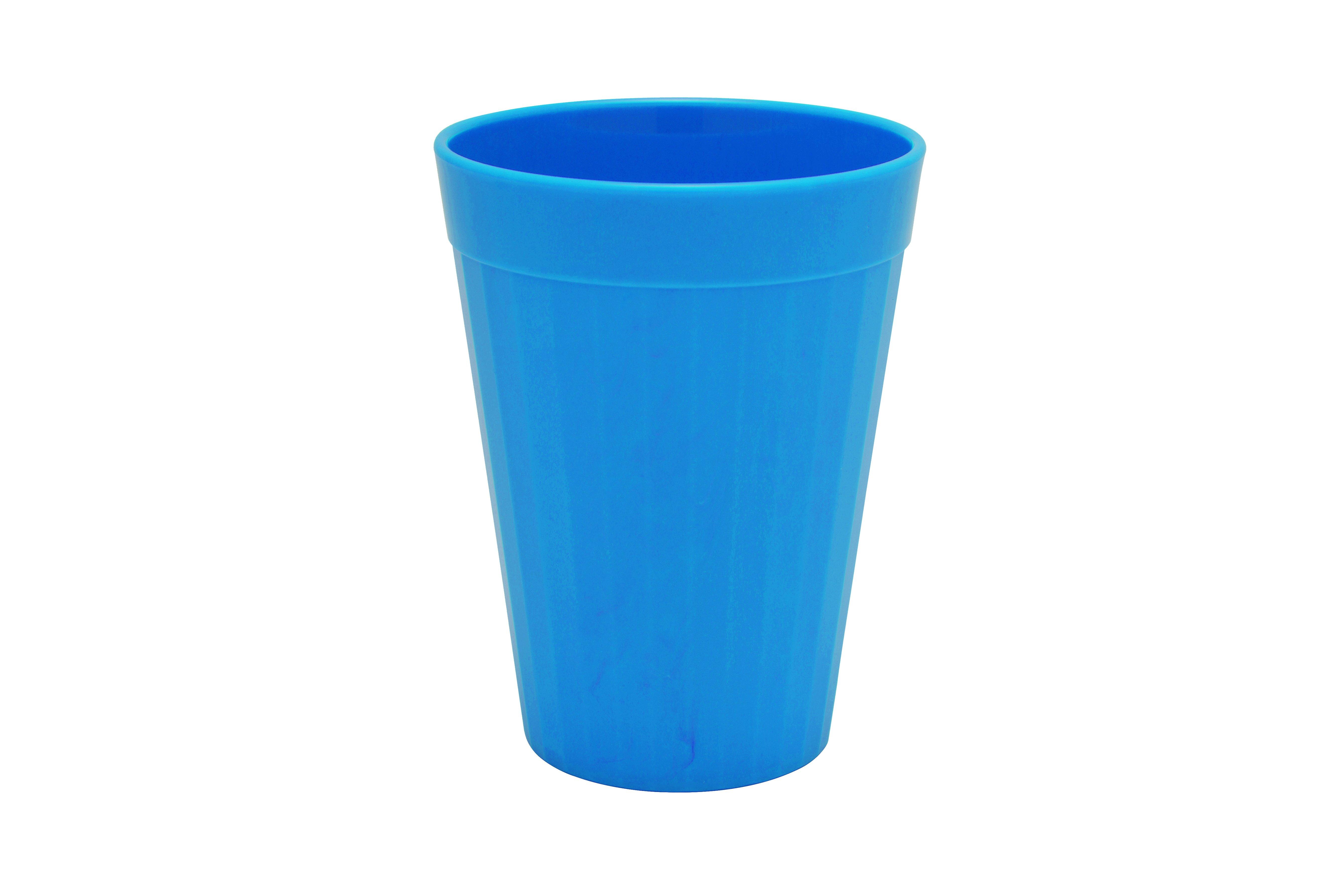 Poly Fluted Tumbler Blue 200ml